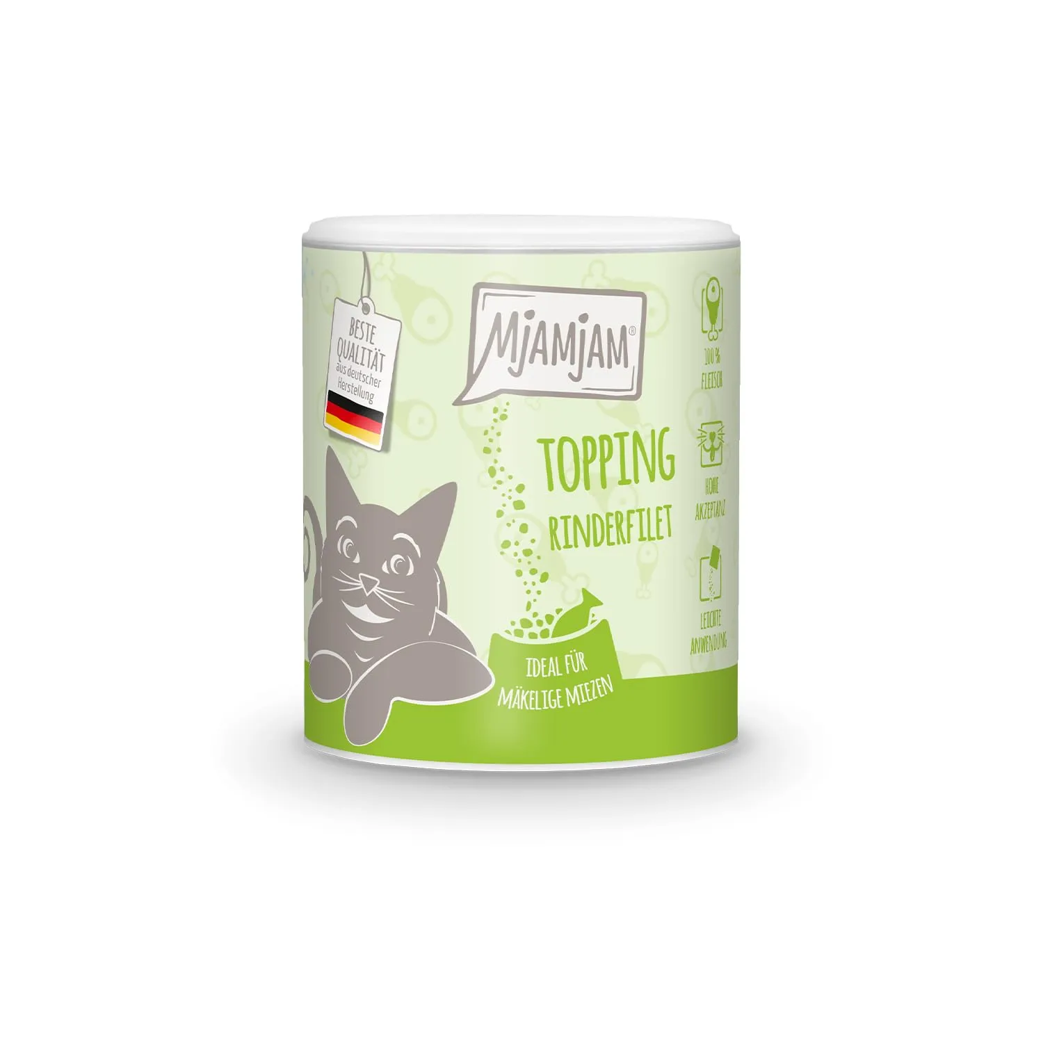 MjAMjAM Topping Premium per gatti – Filetto di manzo (1x 60g) - immagine 1
