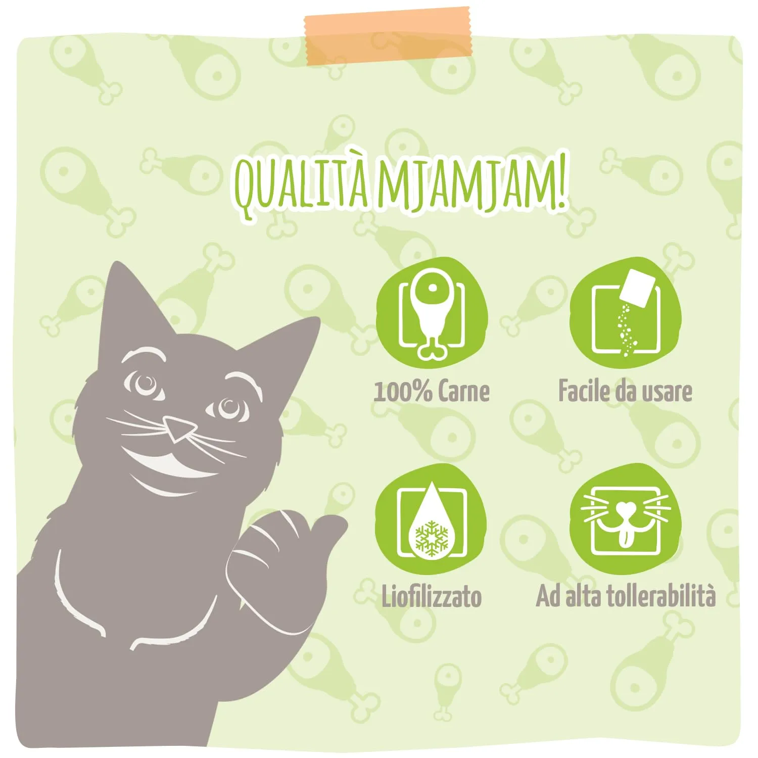 MjAMjAM Topping Premium per gatti – Filetto di manzo (1x 60g) - immagine 4