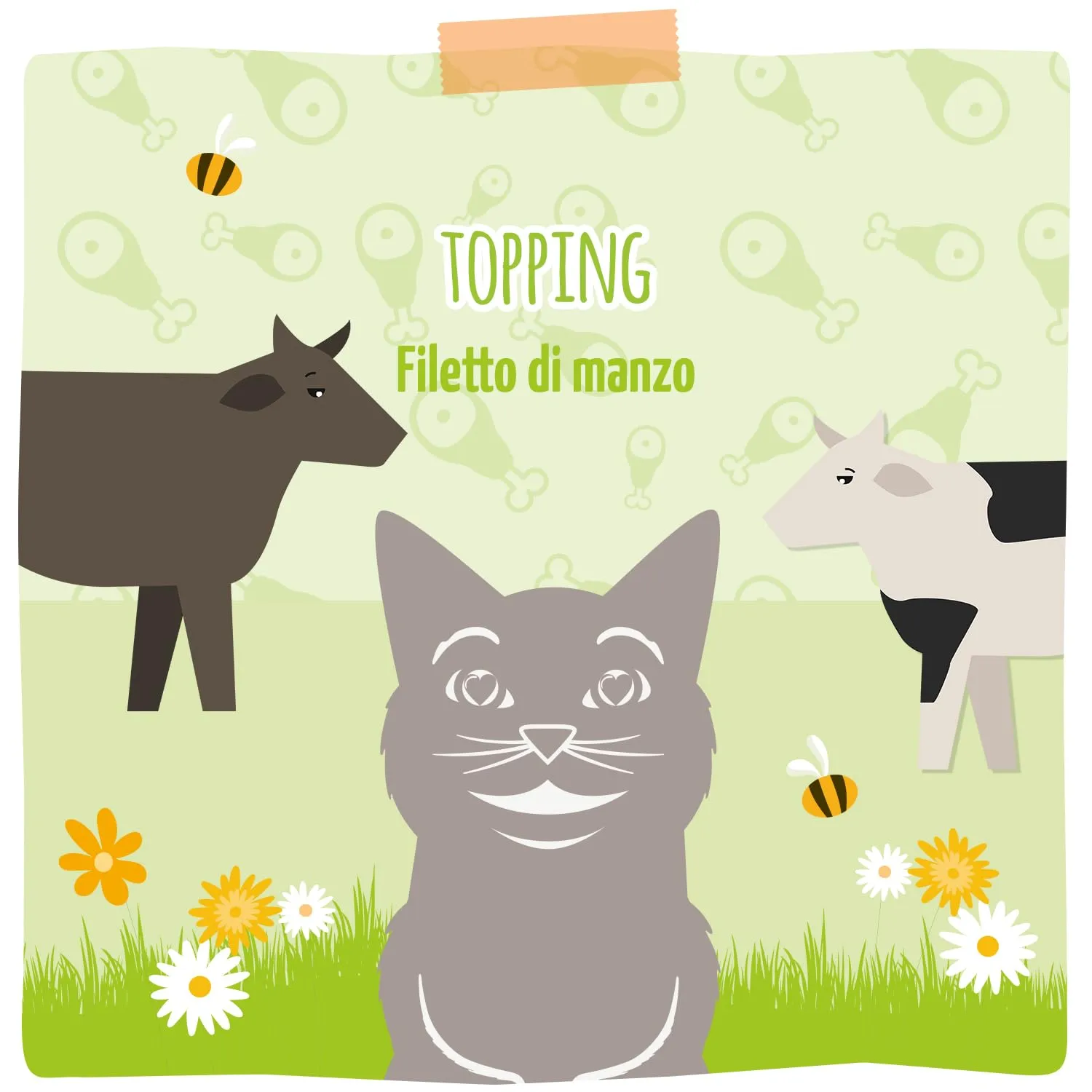 MjAMjAM Topping Premium per gatti – Filetto di manzo (1x 60g) - immagine 5