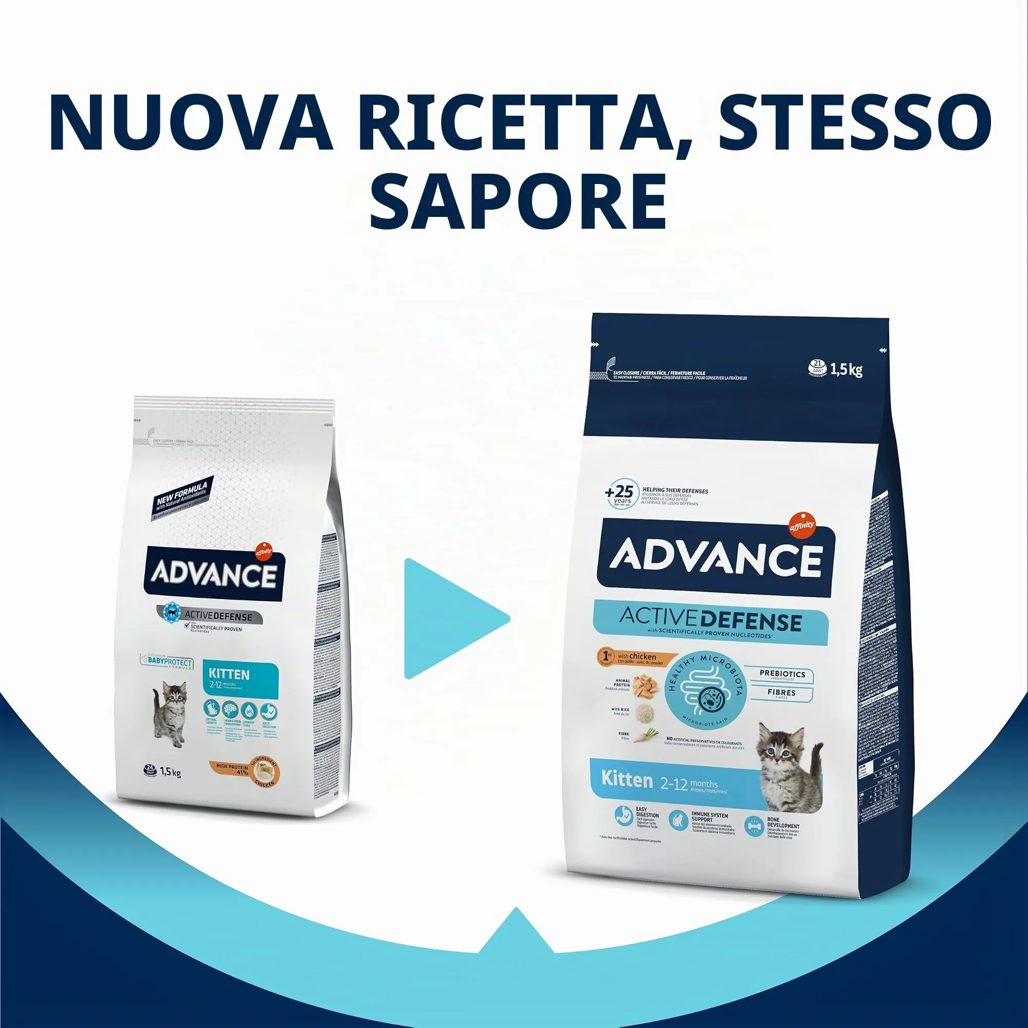 Advance Kitten - Cibo per Gattini con Pollo e Riso - 1.5kg - immagine 3