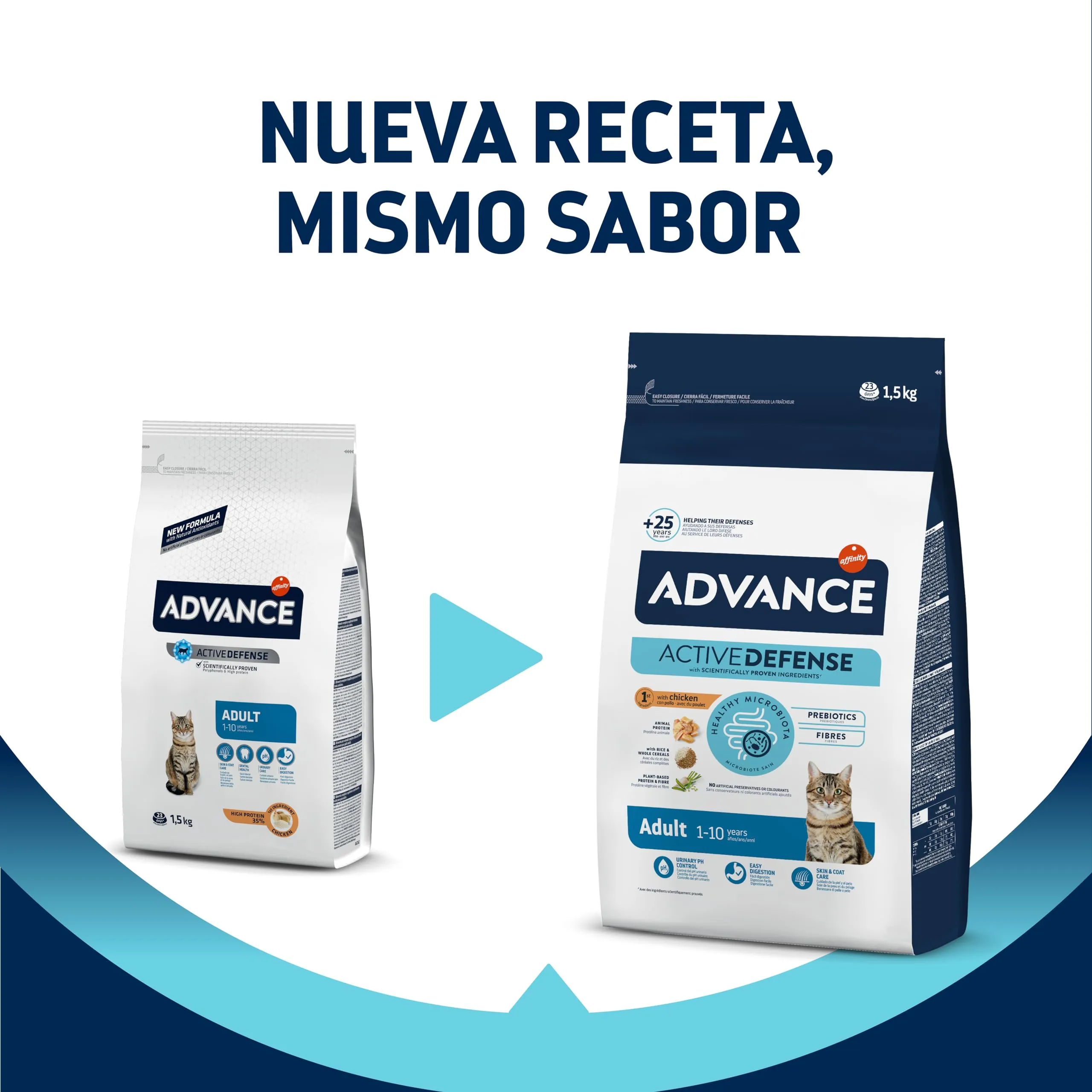 Advance Adult - Cibo per Gatti Adulti con Pollo e Riso - 1.5kg - immagine 2