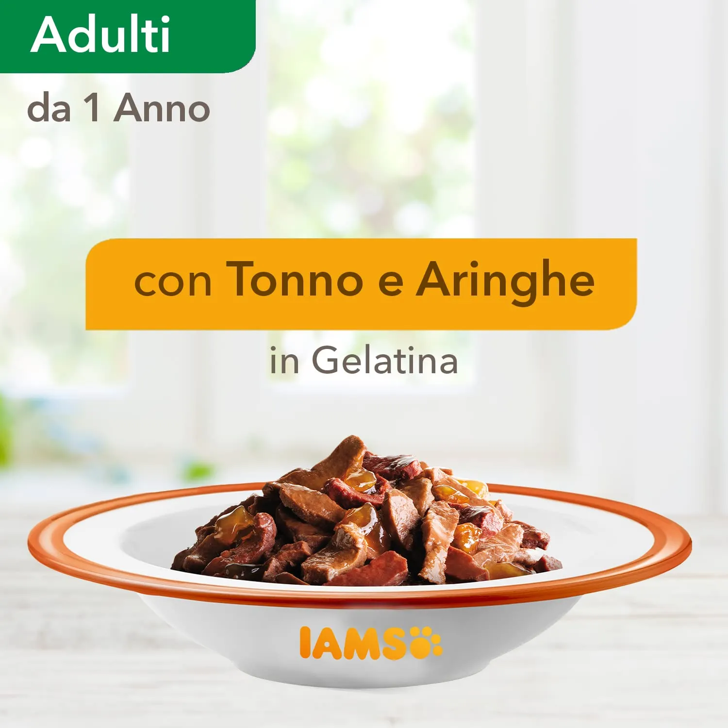 IAMS Delights - Cibo umido per gatti con tonno e aringa, 24 x 85 g - immagine 3