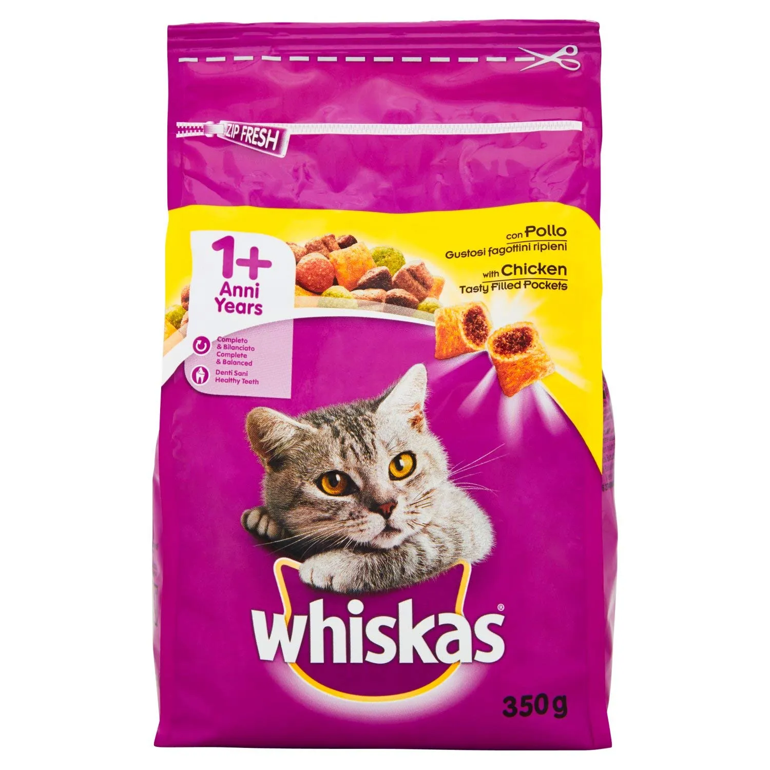 Whiskas Cibo Secco con Pollo per Gatti, 200g - immagine 1