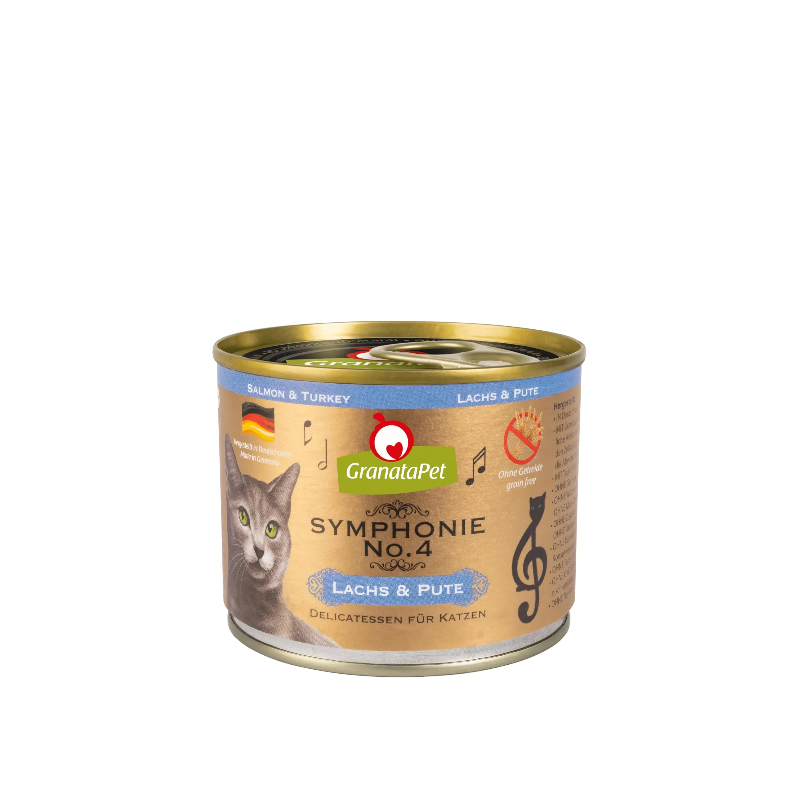 GranataPet Symphonie No. 4 Salmone & Tacchino, 6 x 200g - immagine 1