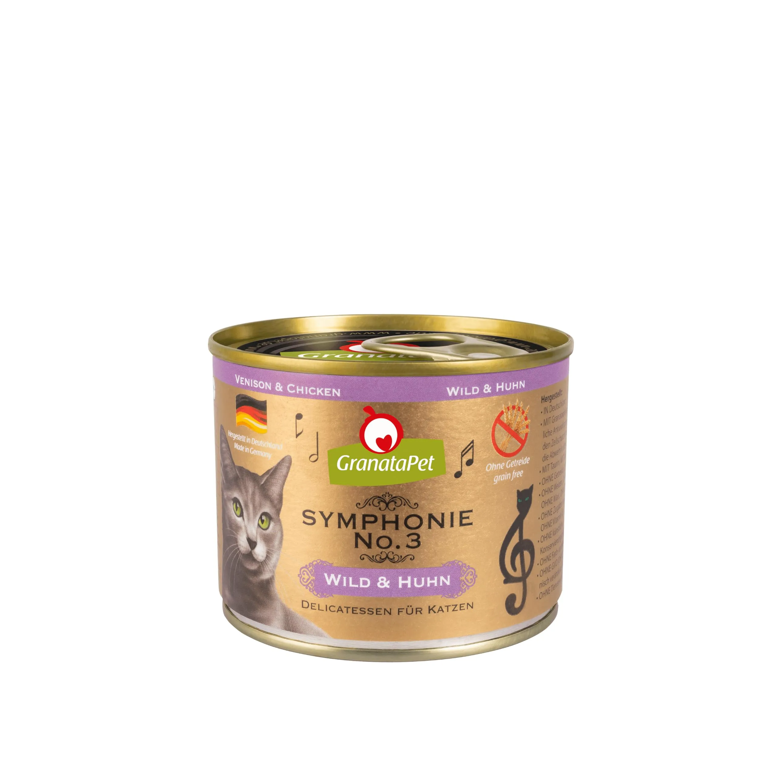 GranataPet Symphonie No. 3 Selvaggina & Pollo, 6 x 200g - immagine 1