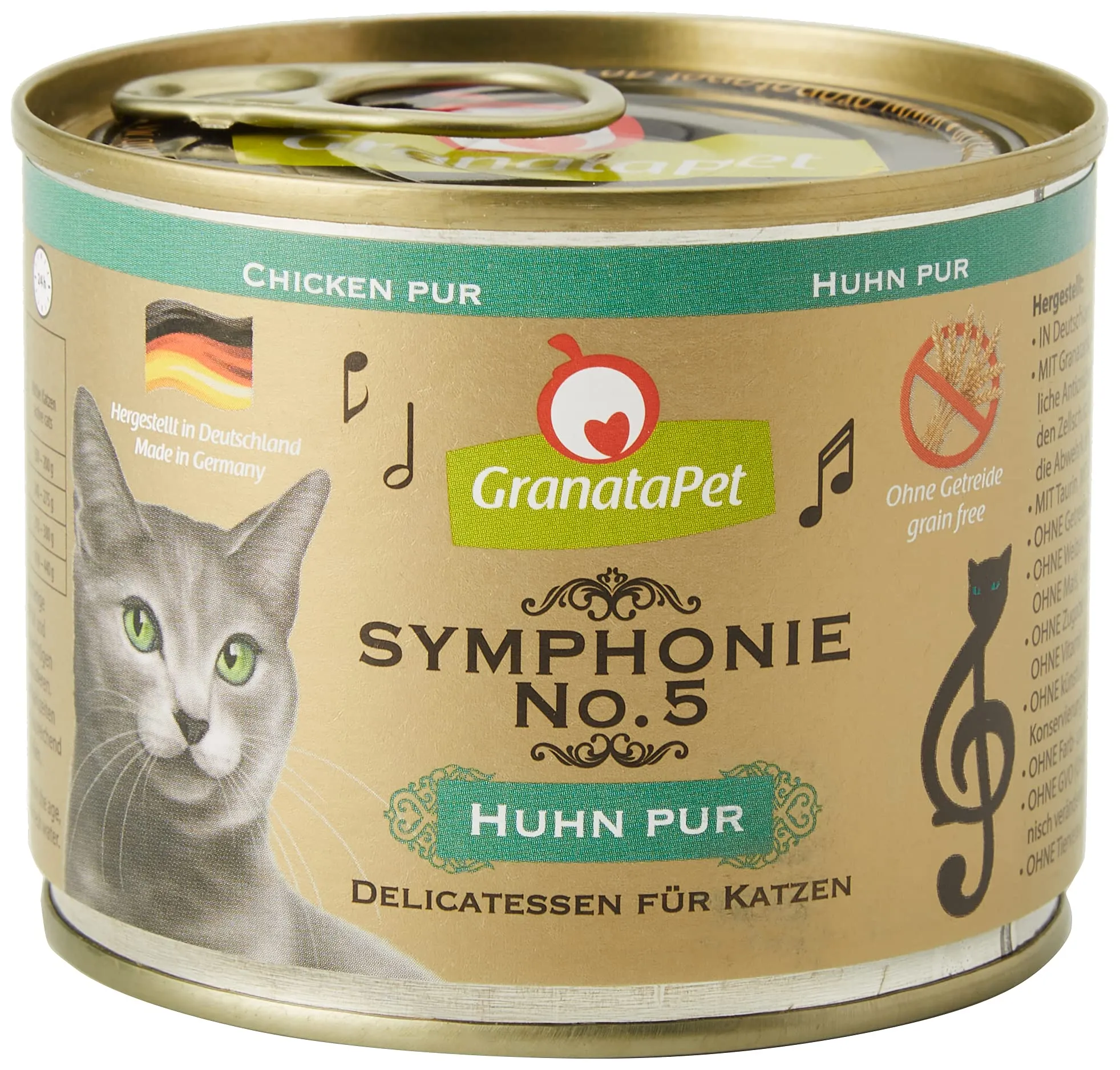 GranataPet Symphonie No. 5 Pollo PUR, 6 x 200g - immagine 1