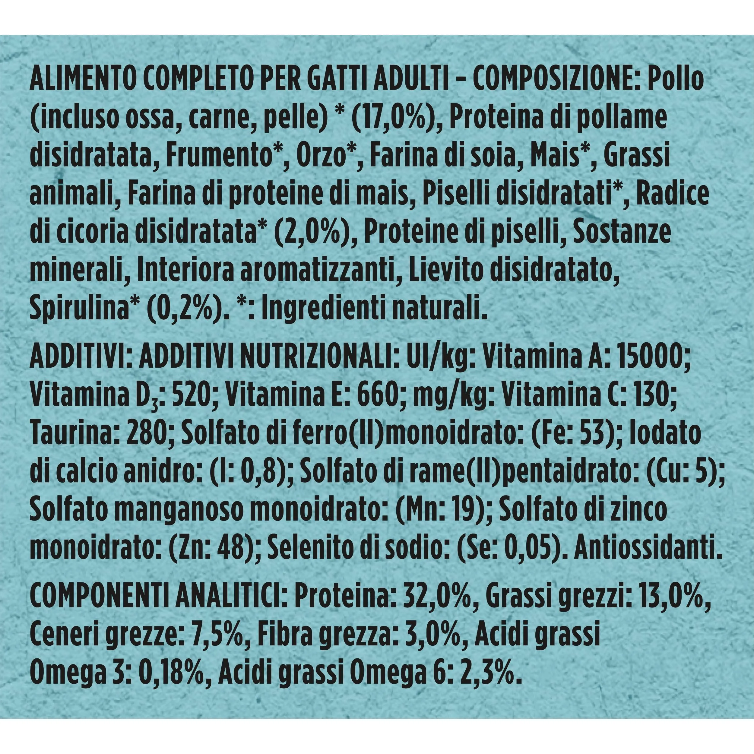 PURINA ONE Dualnature Natural Defense Crocchette per Gatti Adulti con Pollo e Spirulina Naturale 8 Sacchi da 400g - immagine 6