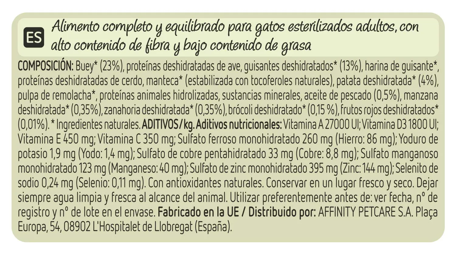 Ultima Nature No Grain Cibo per Gatti Sterilizzati senza Grano con Manzo: Confezione da 8 x 1.1 kg - Totale: 8.8 kg - immagine 5