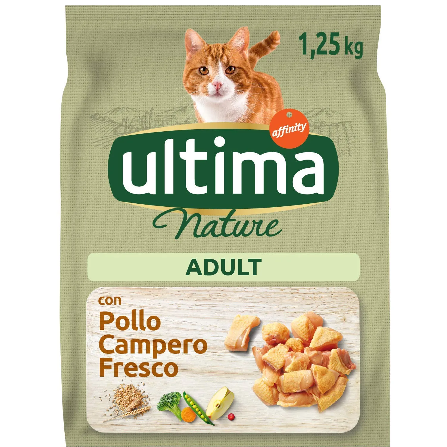 Ultima Nature Cibo per Gatti Adulti con Pollo: Confezione da 8 x 1.25 kg - Totale: 10 kg - immagine 2