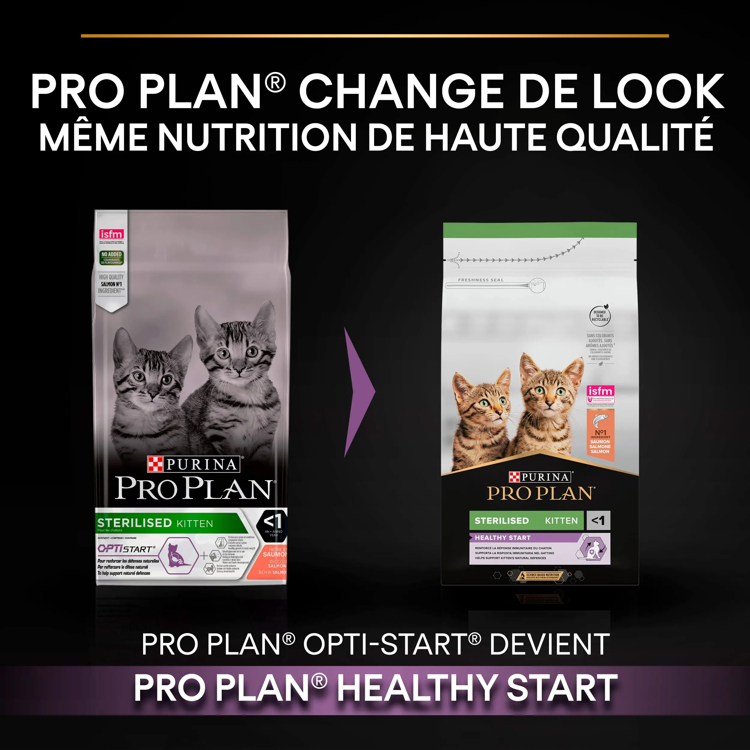 Purina Pro Plan Sterilised Kitten Healthy Start Crocchette Gattini Ricco in Salmone 3 kg - immagine 2