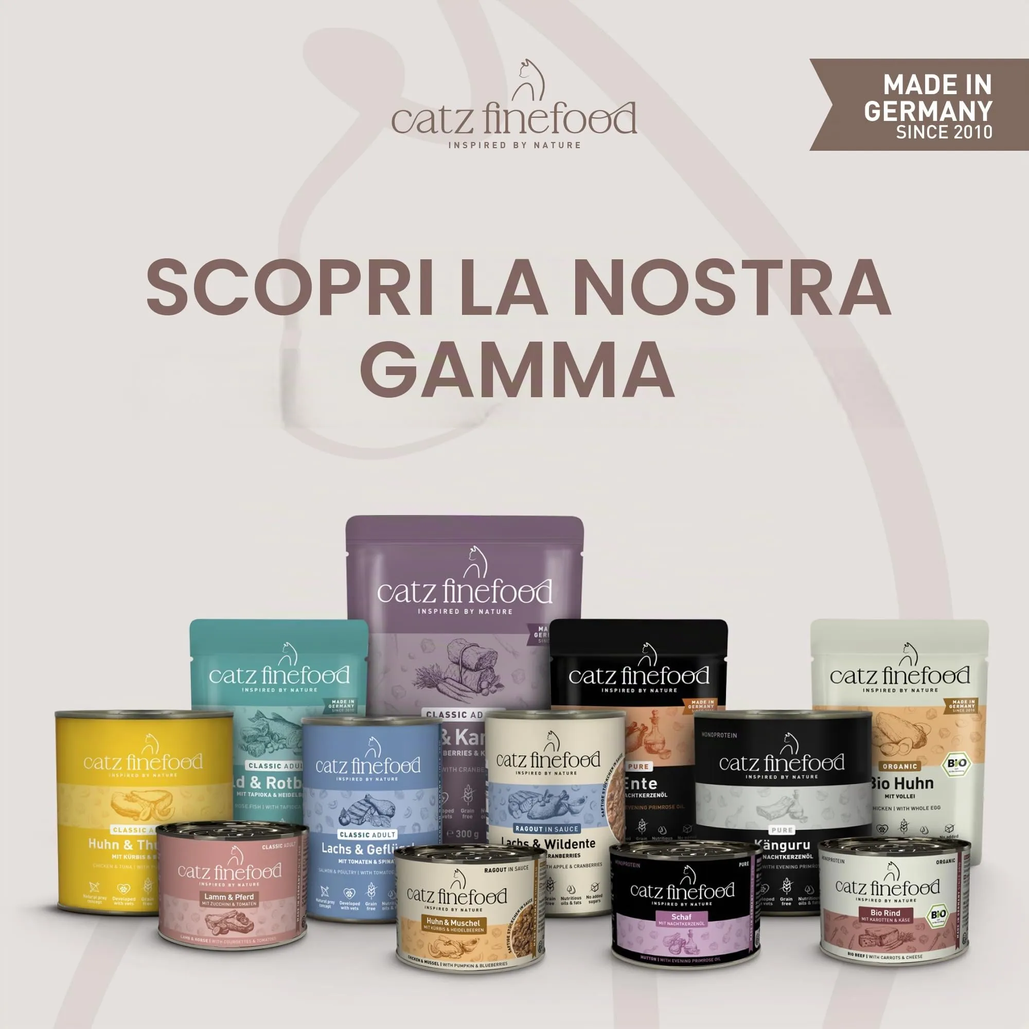 catz finefood Senior N°07 Manzo e vitello cibo umido per gatti – cibo umido di alta qualità per il vostro gatto anziano – senza cereali, senza zucchero, alto contenuto di carne, vitamine e minerali (6 - immagine 6