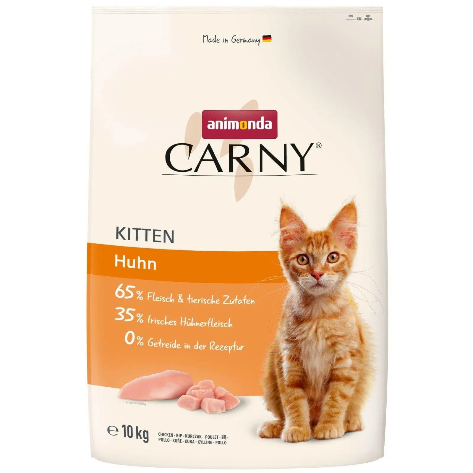 animonda Carny Kitten, Croccantini Gatto, senza zucchero e senza cereali, Pollo 10 kg - immagine 2