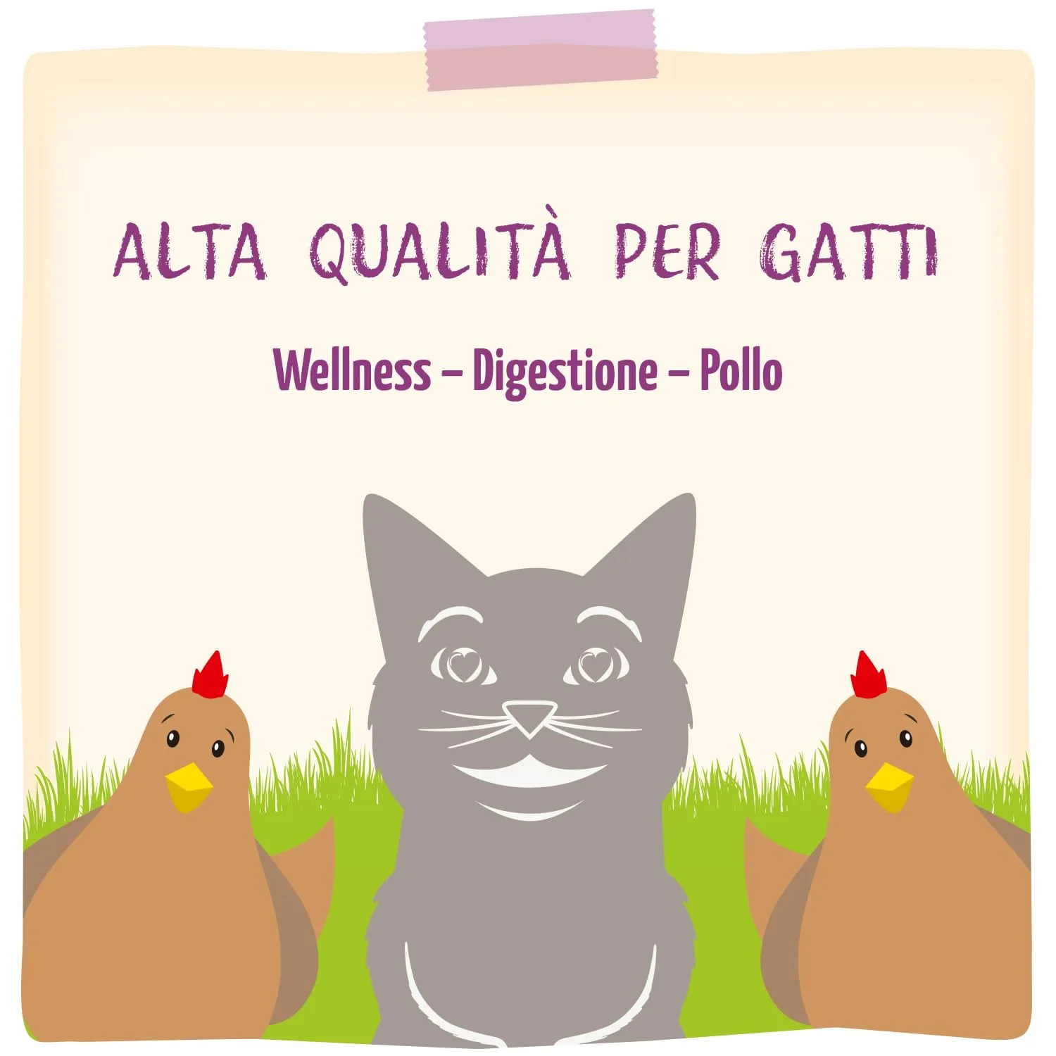 MjAMjAM - Cibo umido premium per gatti - Wellness - Digestion - Pollo, confezione da 12 (12 x 125g), senza cereali - immagine 5