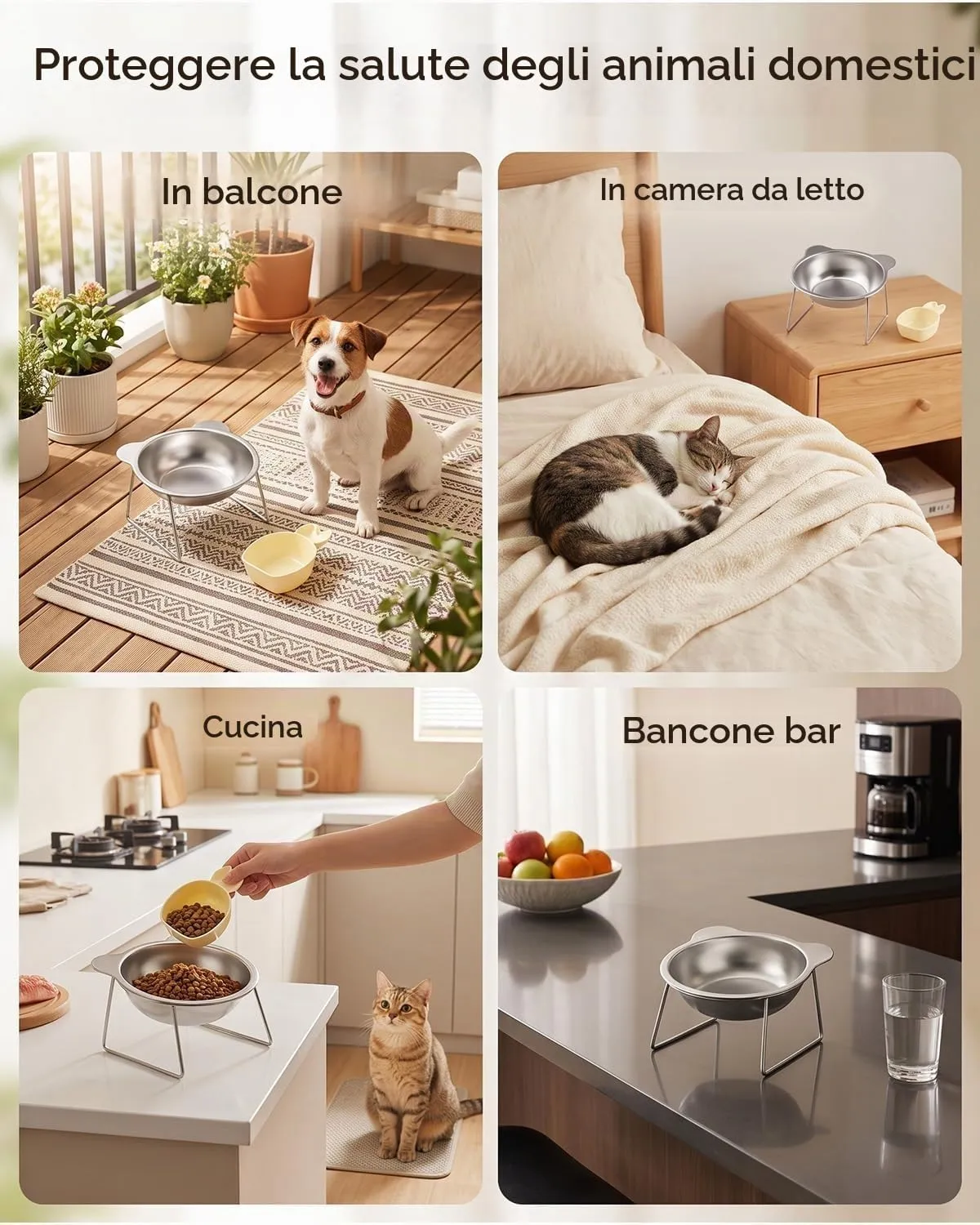 Ciotole Per Gatti Binggee Rialzata,Ciotole Rialzate per Gatti - immagine 5