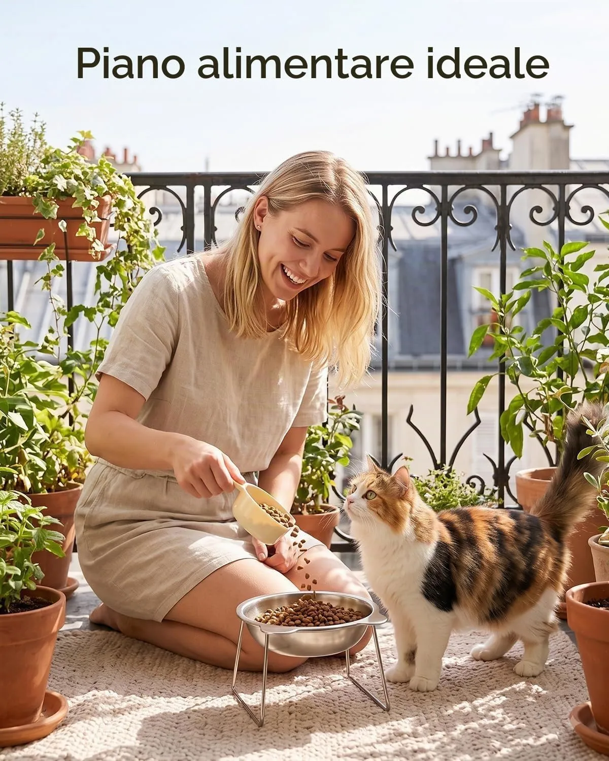 Ciotole Per Gatti Binggee Rialzata,Ciotole Rialzate per Gatti - immagine 7