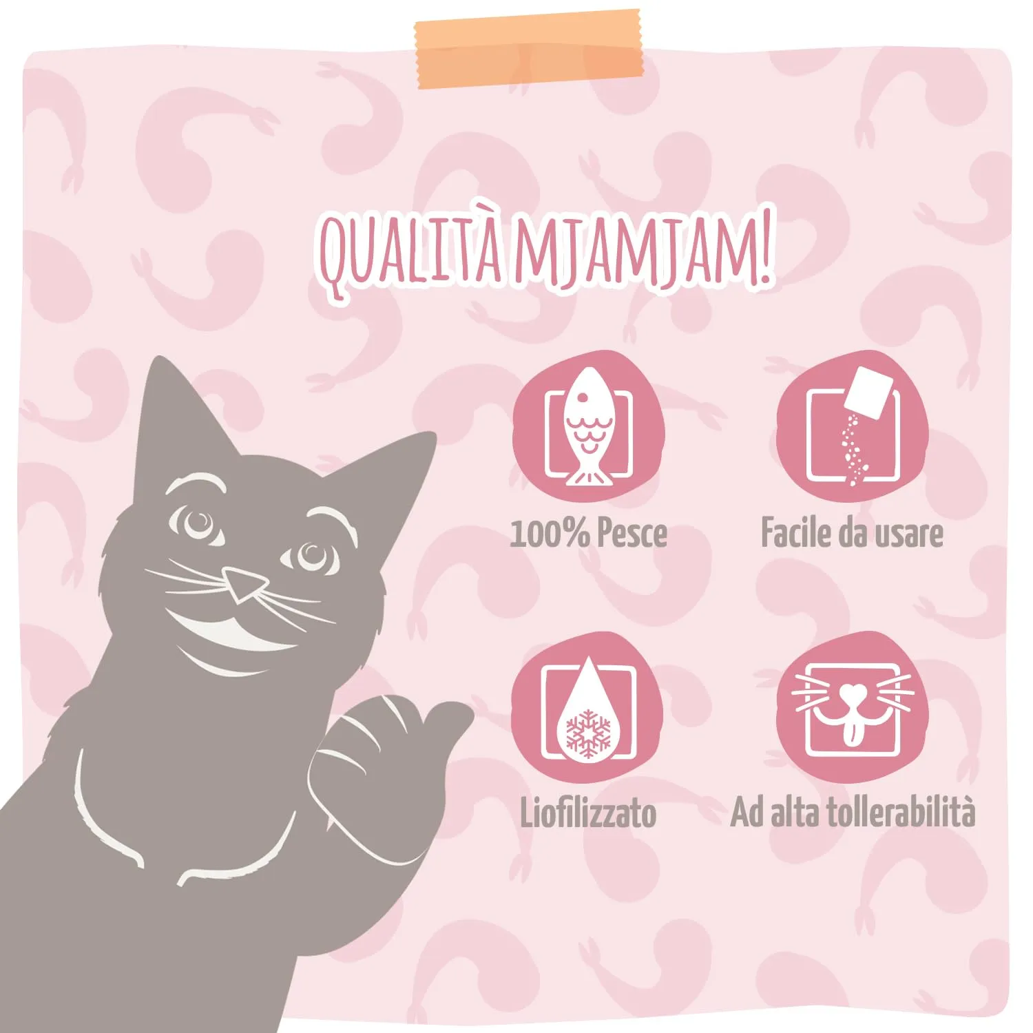 MjAMjAM Topping Premium per gatti – Gamberetti (1x 40g) - immagine 4