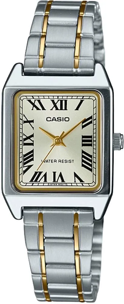 Casio Collection - Orologio donna al quarzo Classico cinturino in Acciaio INOX Grigio cassa in Ottone display analogico grigio - LTP-V007SG-9B - immagine 1