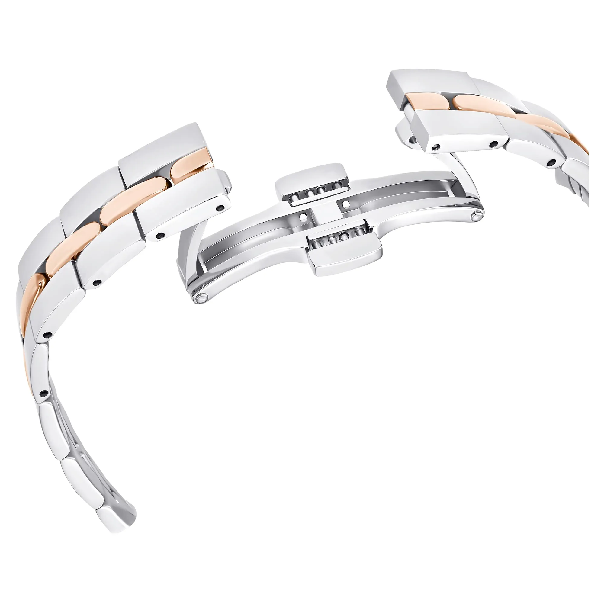 Swarovski Cosmopolitan Orologio, con Pavé di CristalliSwarovski e Bracciale Regolabile, Placcato in Tonalità Oro Rosa, Bianco - immagine 6