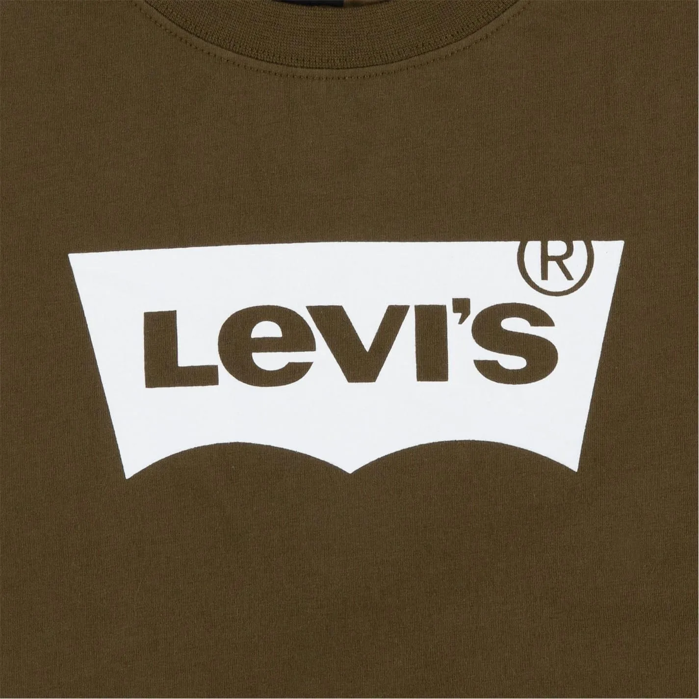 Levi's Lvb S/S Batwing Tee Bimbo, Verde Oliva Scuro, 6 Mesi - immagine 2