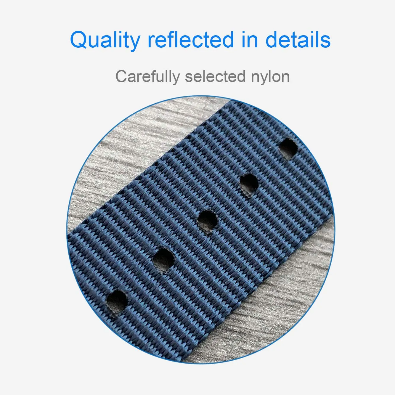 MZBUTIQ 16mm Blu Cinturini per Orologio da Donna Nylon Ricambio - immagine 4