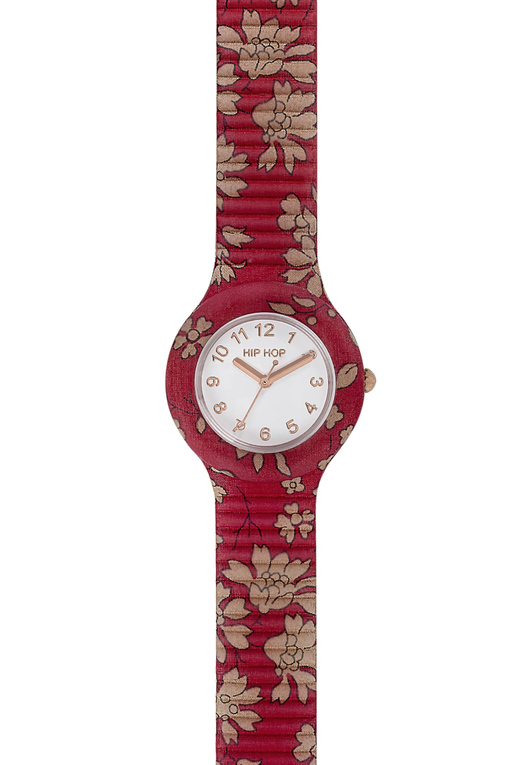 HIP HOP, Collezione Winter Blossom, Orologio Donna a Tema Fiori Invernali con Tessuti Liberty e Cinturino In Silicone, Resistente all'Acqua - immagine 2
