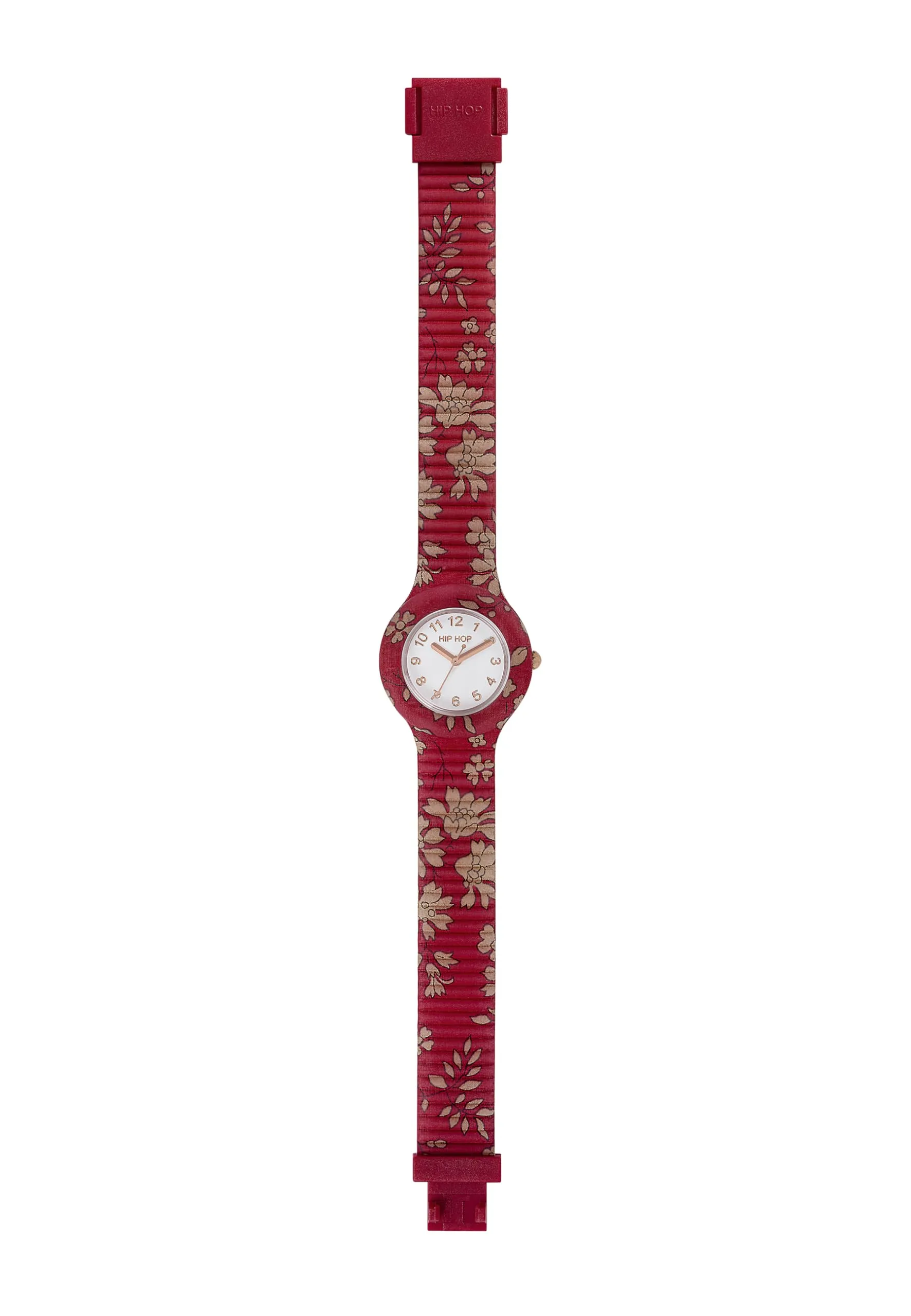 HIP HOP, Collezione Winter Blossom, Orologio Donna a Tema Fiori Invernali con Tessuti Liberty e Cinturino In Silicone, Resistente all'Acqua - immagine 3