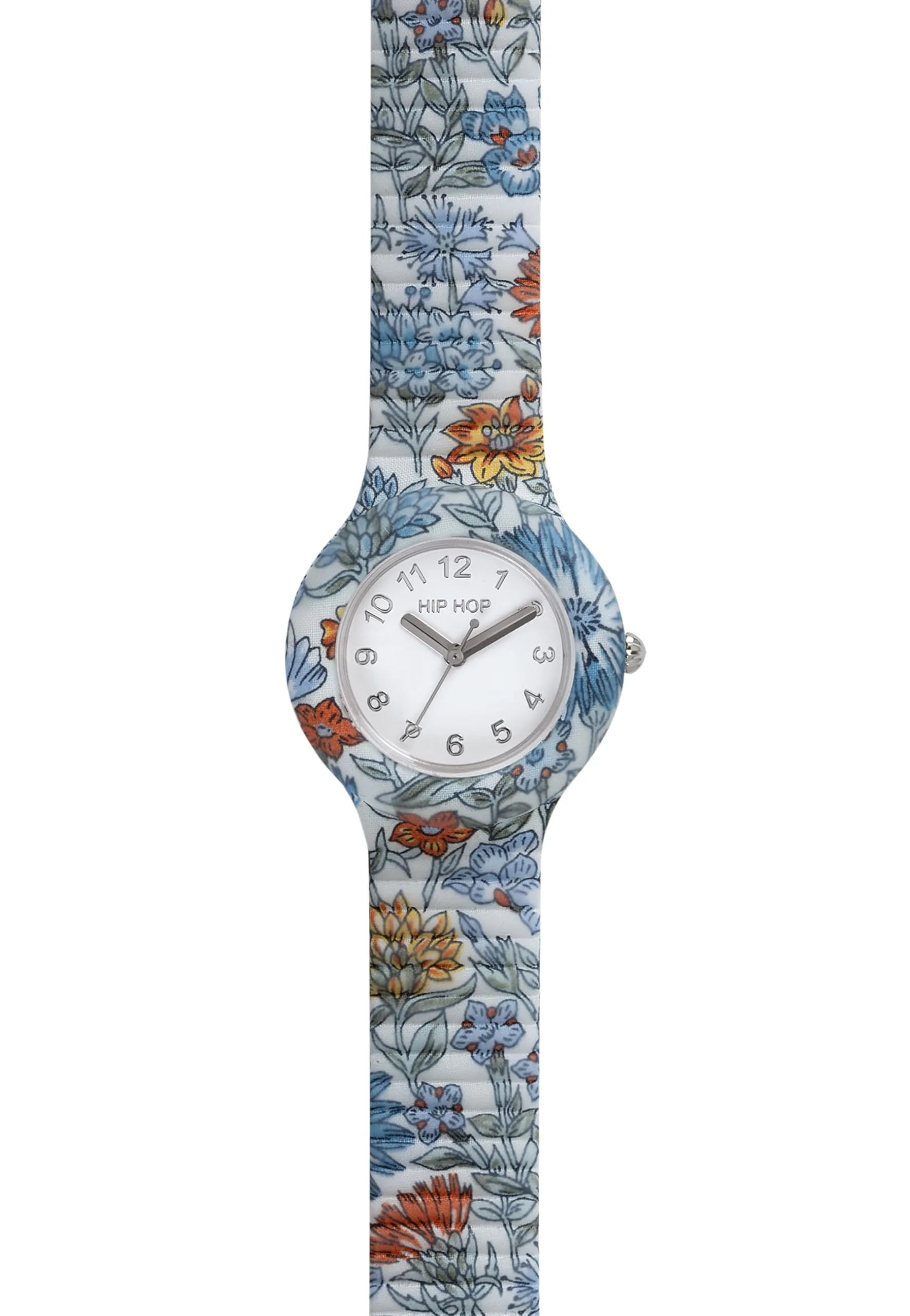 HIP HOP, Collezione Winter Blossom, Orologio Donna a Tema Fiori Invernali con Tessuti Liberty e Cinturino In Silicone, Resistente all'Acqua - immagine 2