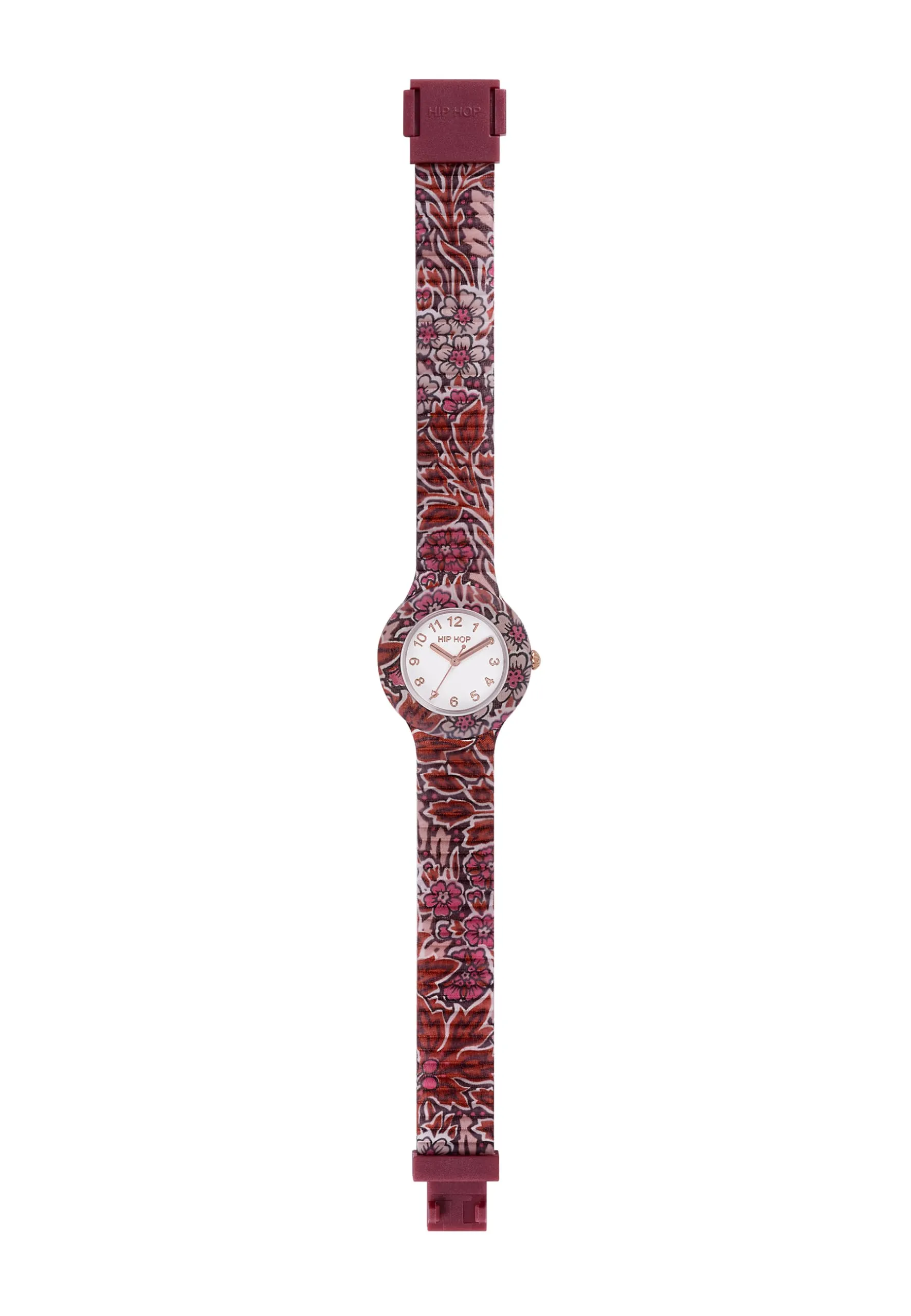 HIP HOP, Collezione Winter Blossom, Orologio Donna a Tema Fiori Invernali con Tessuti Liberty e Cinturino In Silicone, Resistente all'Acqua - immagine 3