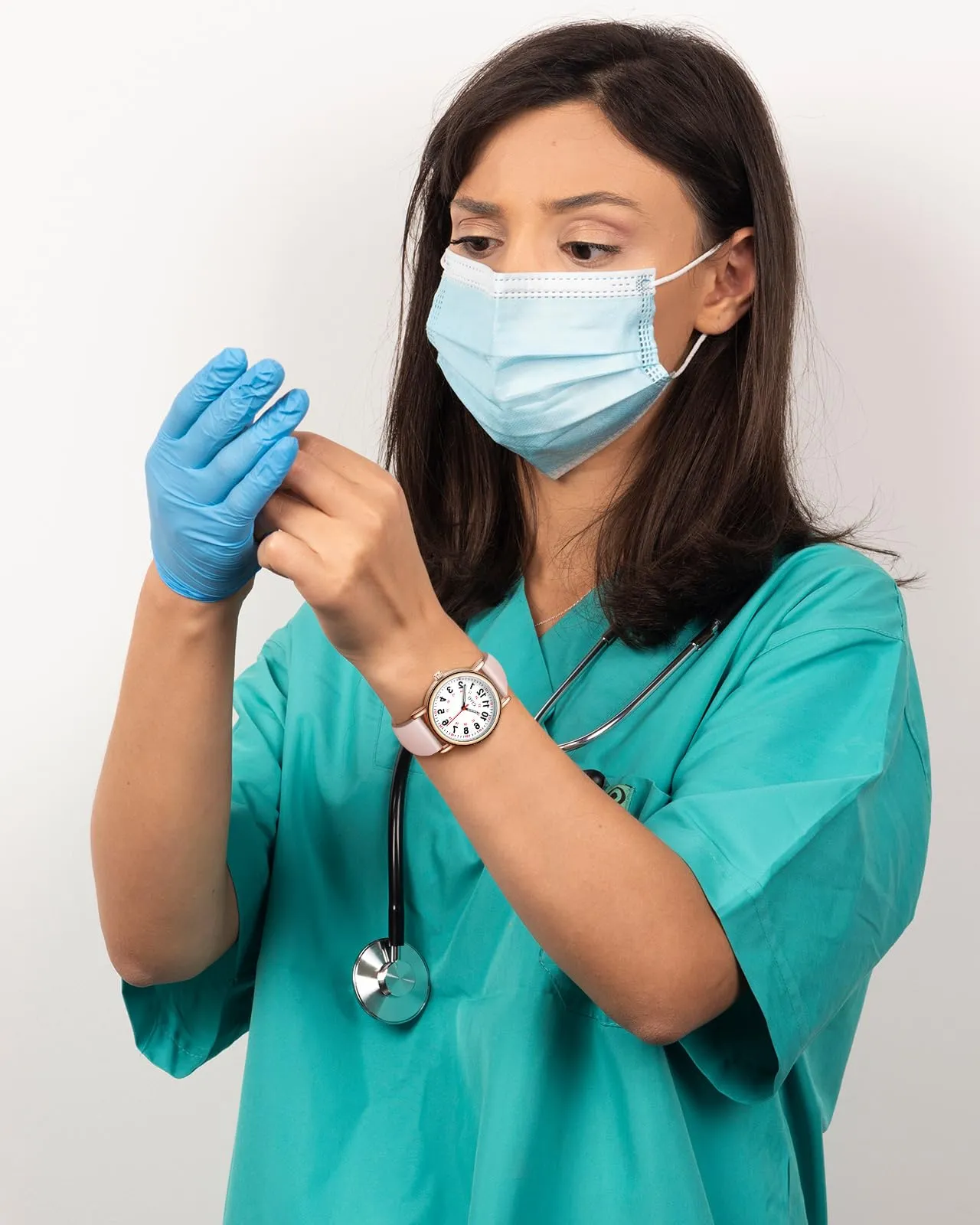 CIVO Orologio Infermiere Donna Analogico: Impermeabile Orologi da Polso Quarzo con Quadrante di Facile Lettura - Regalo per Studente di Medicina - immagine 8