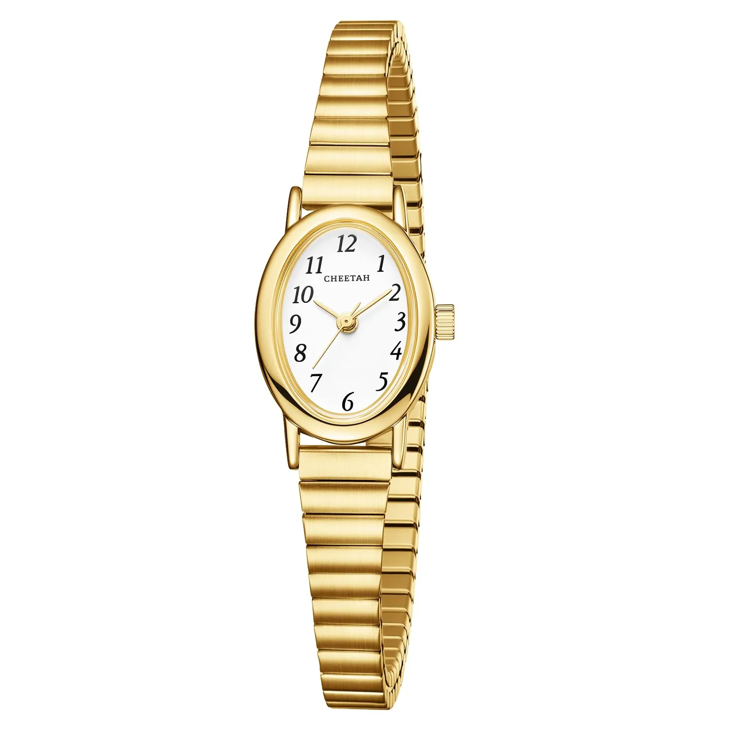 CHEETAH Orologio da Polso Donna Dorato Elegante: Orologio al Quarzo Impermeabile con Design Casual in Stile Stockholm per Ragazze e Giovani Donne - immagine 1