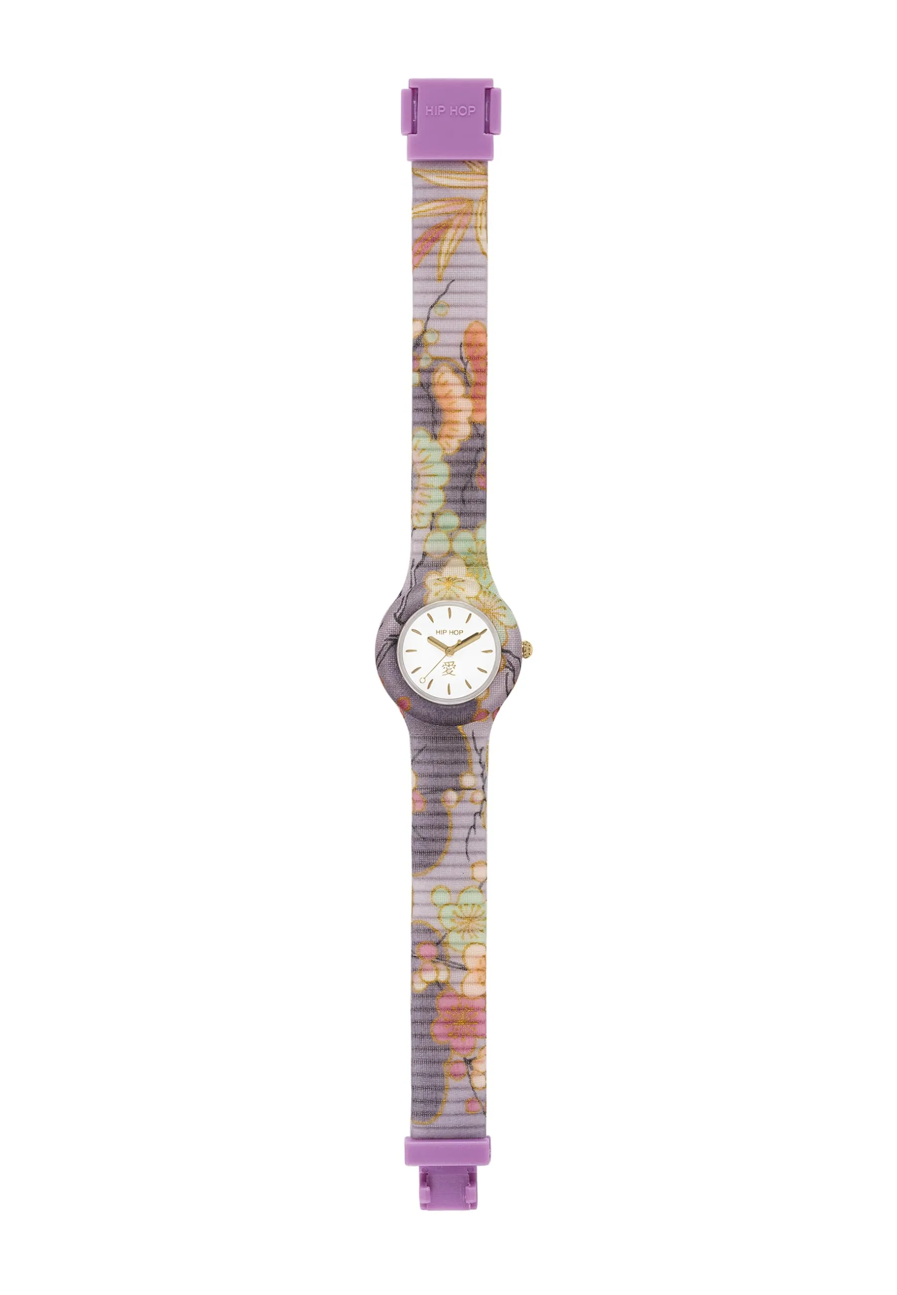 HIP HOP, Collezione Omamori, Orologio Donna in Stile Giapponese, Cinturino in Silicone e Tessuto, Cassa 32 mm, Quadrante con Simbolo Applicato, Resistente all'Acqua, Idea Regalo Donna - immagine 3