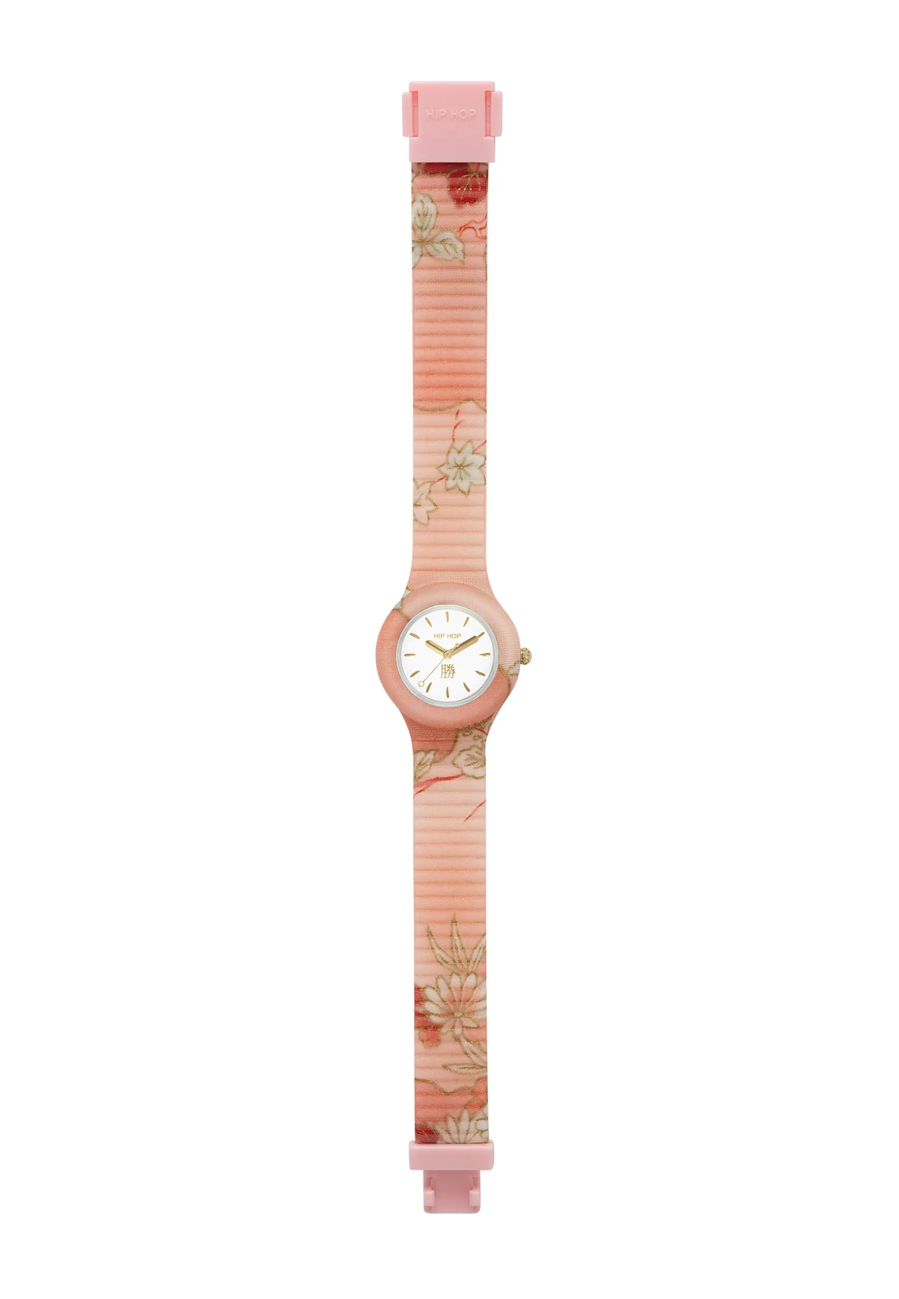 HIP HOP, Collezione Omamori, Orologio Donna in Stile Giapponese, Cinturino in Silicone e Tessuto, Cassa 32 mm, Quadrante con Simbolo dell'Amicizia, Resistente all'Acqua, Idea Regalo Donna - immagine 3