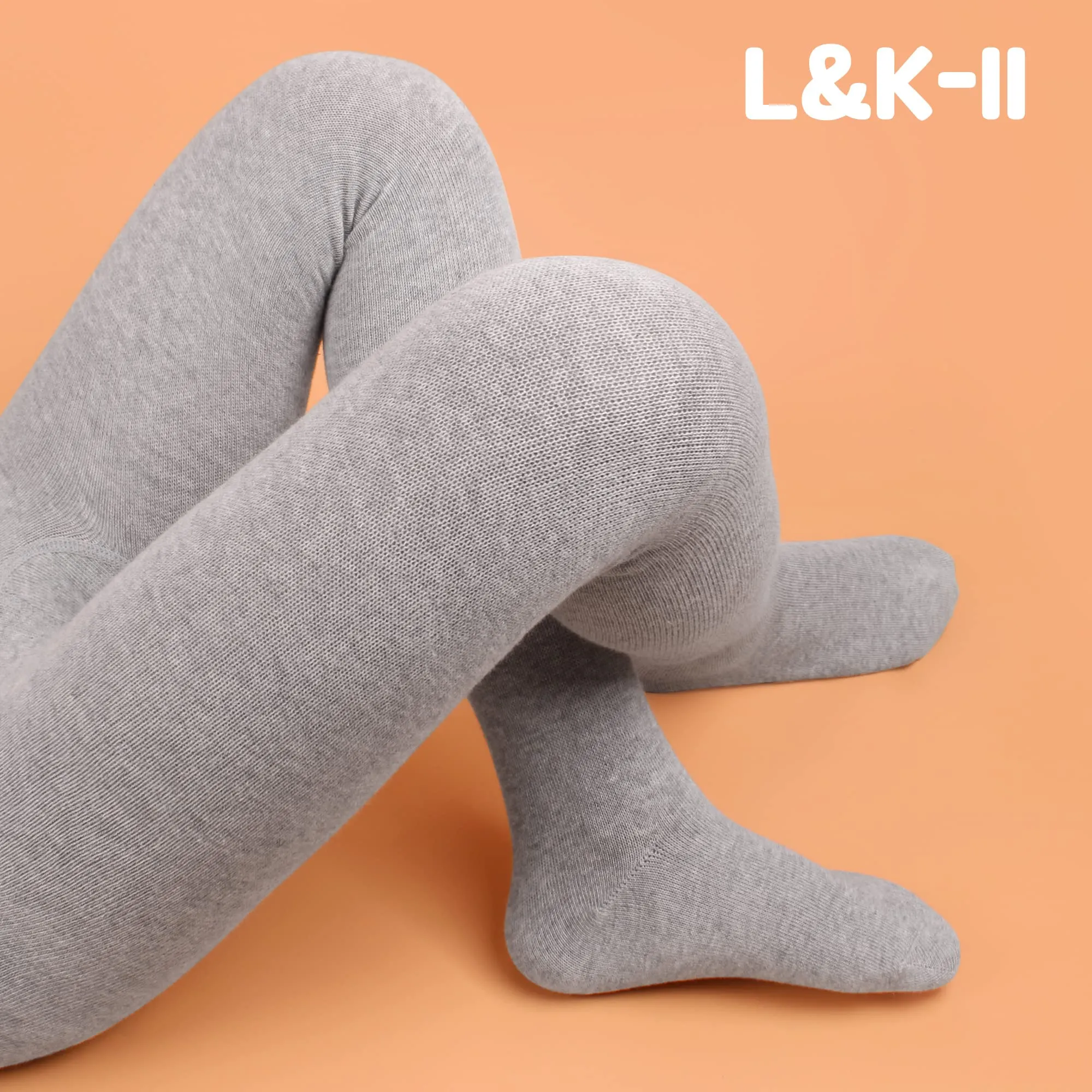 L&K-II Collant per neonati in confezione da 1 collant per neonate e ragazzi collant in magViolaa multicolore 2772Grigio 50-56 - immagine 7