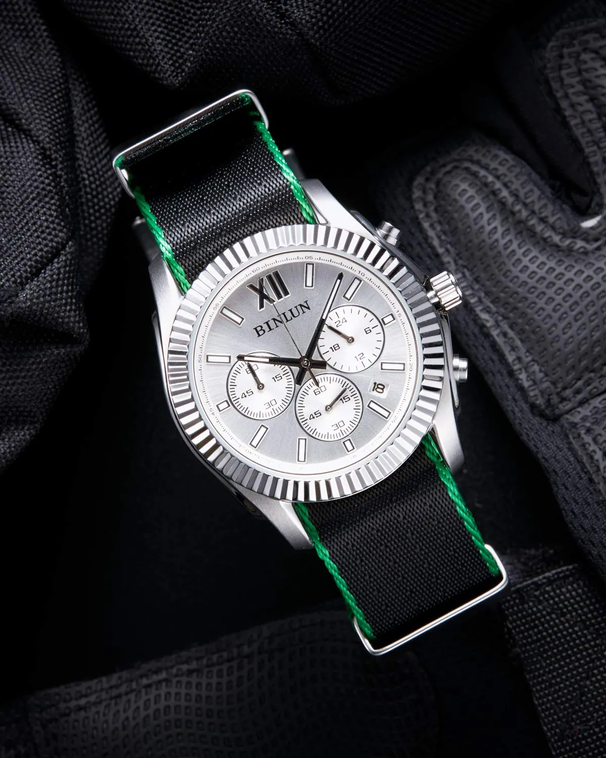 BINLUN Cinturini per Orologi in Nylon Ricambio Multicolore Balistico Premium - immagine 5