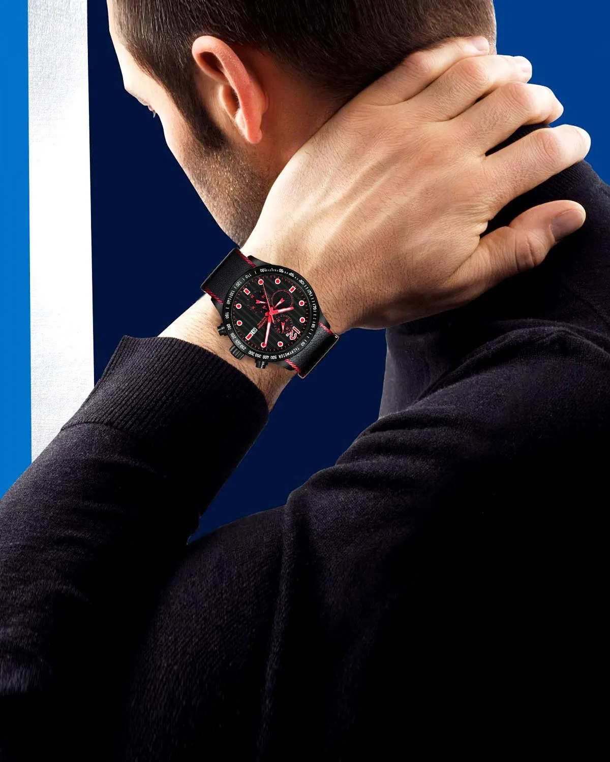 BINLUN Cinturini per Orologi in Nylon Ricambio Multicolore Balistico Premium con Nero/Argento Fibbia in Acciaio Inossidabile per Uomo Donna 18mm 20mm 22mm 24mm (Nuova Versione) - immagine 6