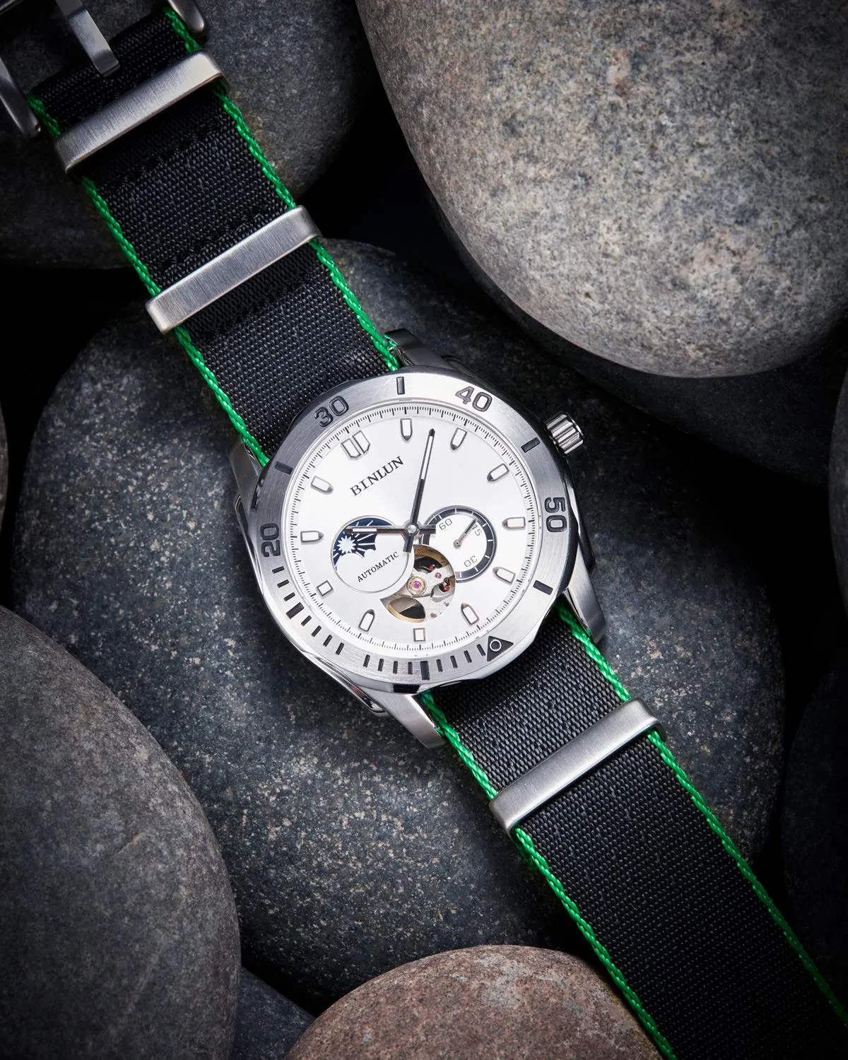 BINLUN Cinturini per Orologi in Nylon Ricambio Multicolore Balistico Premium - immagine 4
