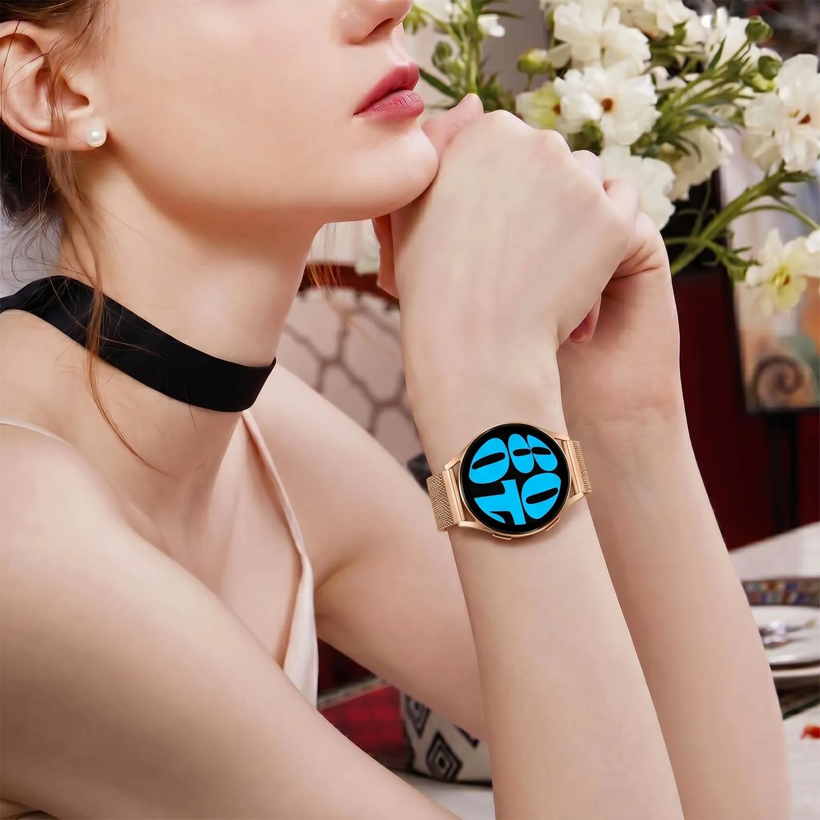 LYYLTX Cinturino per Orologio Maglia Cinturino Metallo In Acciaio Inossidabile Maglia Bracciale Sgancio Rapido Regolabili Cinturini Per Uomo Donna 14mm 16mm 18mm 20mm 22mm 24mm - immagine 7