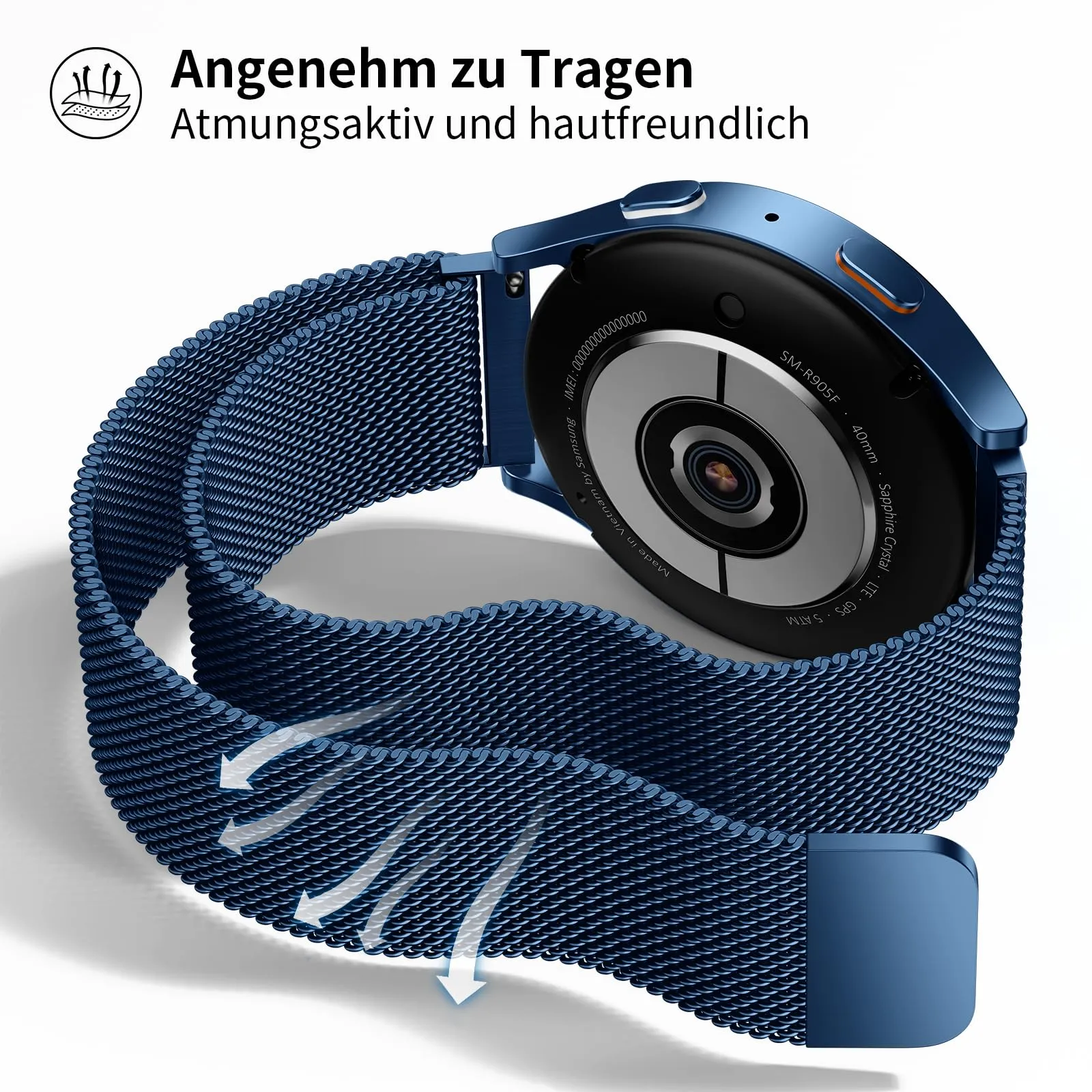 LYYLTX Cinturino per Orologio Maglia Cinturino Metallo In Acciaio Inossidabile Maglia Bracciale Sgancio Rapido Regolabili Cinturini Per Uomo Donna 14mm 16mm 18mm 20mm 22mm 24mm - immagine 4