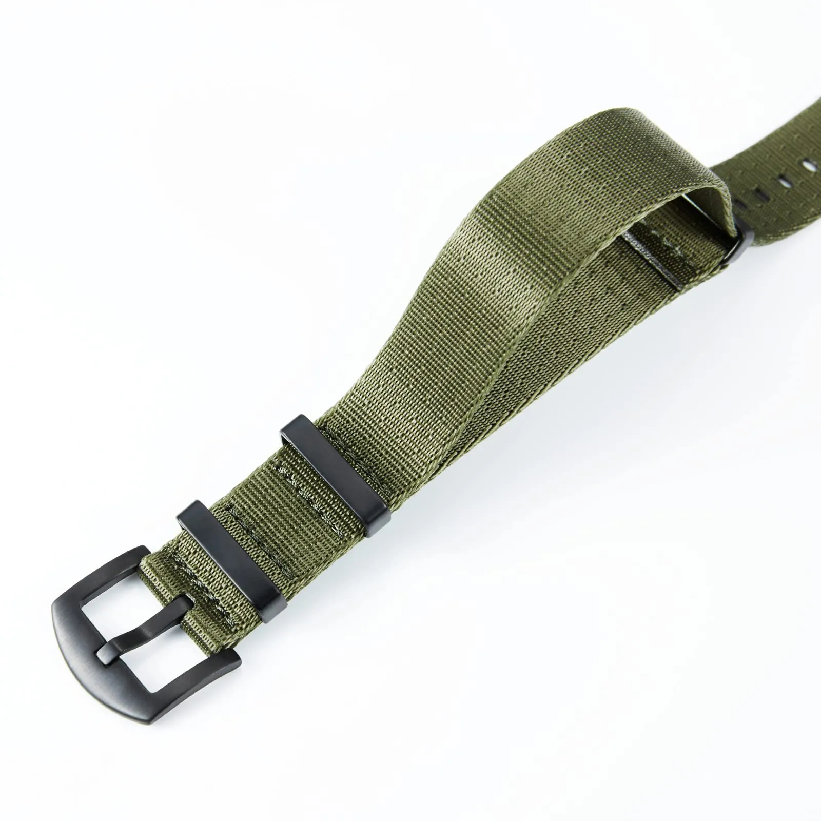 BINLUN Cinturini per Orologi in Nylon Ricambio Multicolore Balistico Premium con Nero/Argento Fibbia in Acciaio Inossidabile per Uomo Donna 18mm 20mm 22mm 24mm (Nuova Versione) - immagine 2