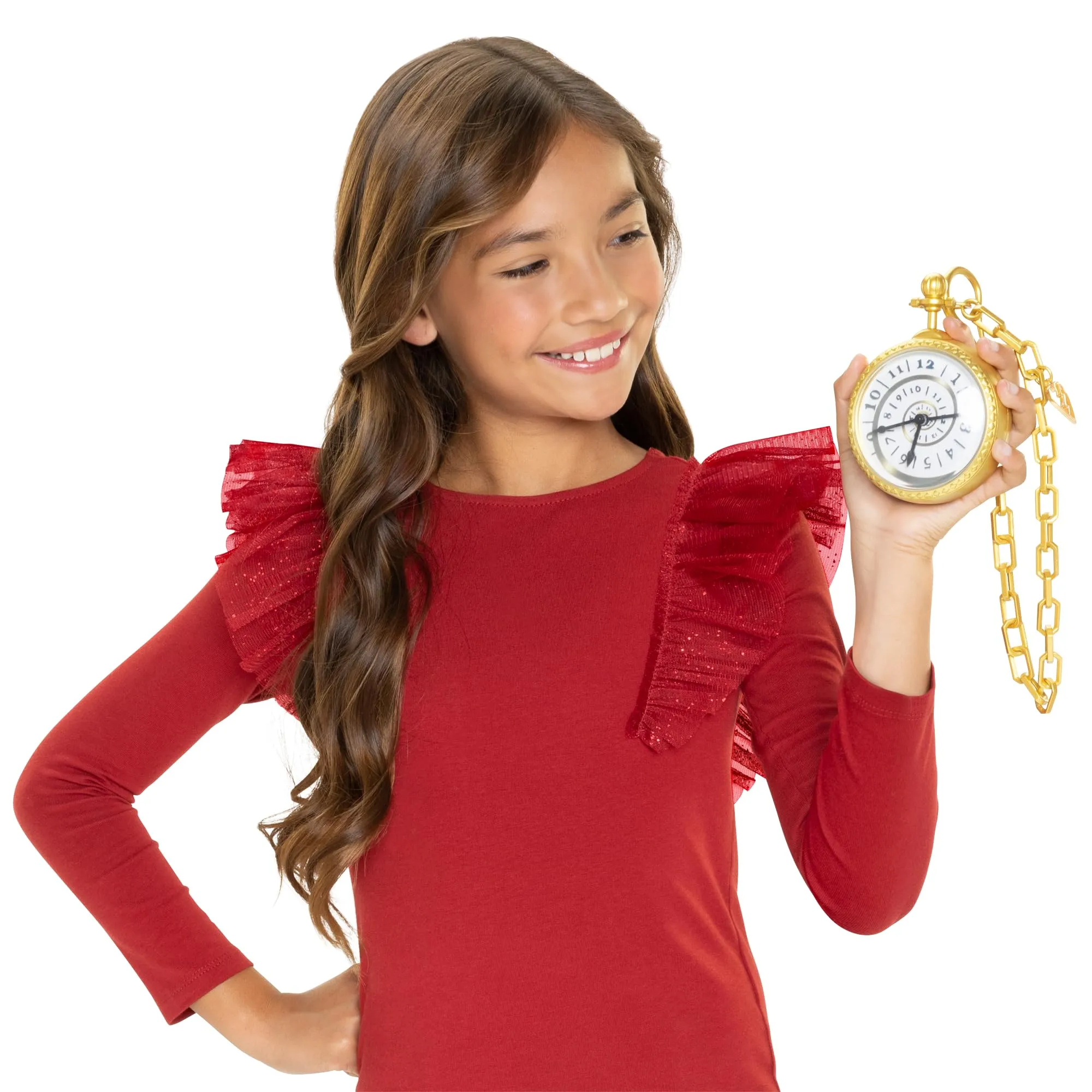 Disney Descendants – Orologio del Tempo di Red con Suoni, Frasi Interattive e Viaggio nel Tempo, Giocattolo Ufficiale con Batterie Incluse - immagine 1