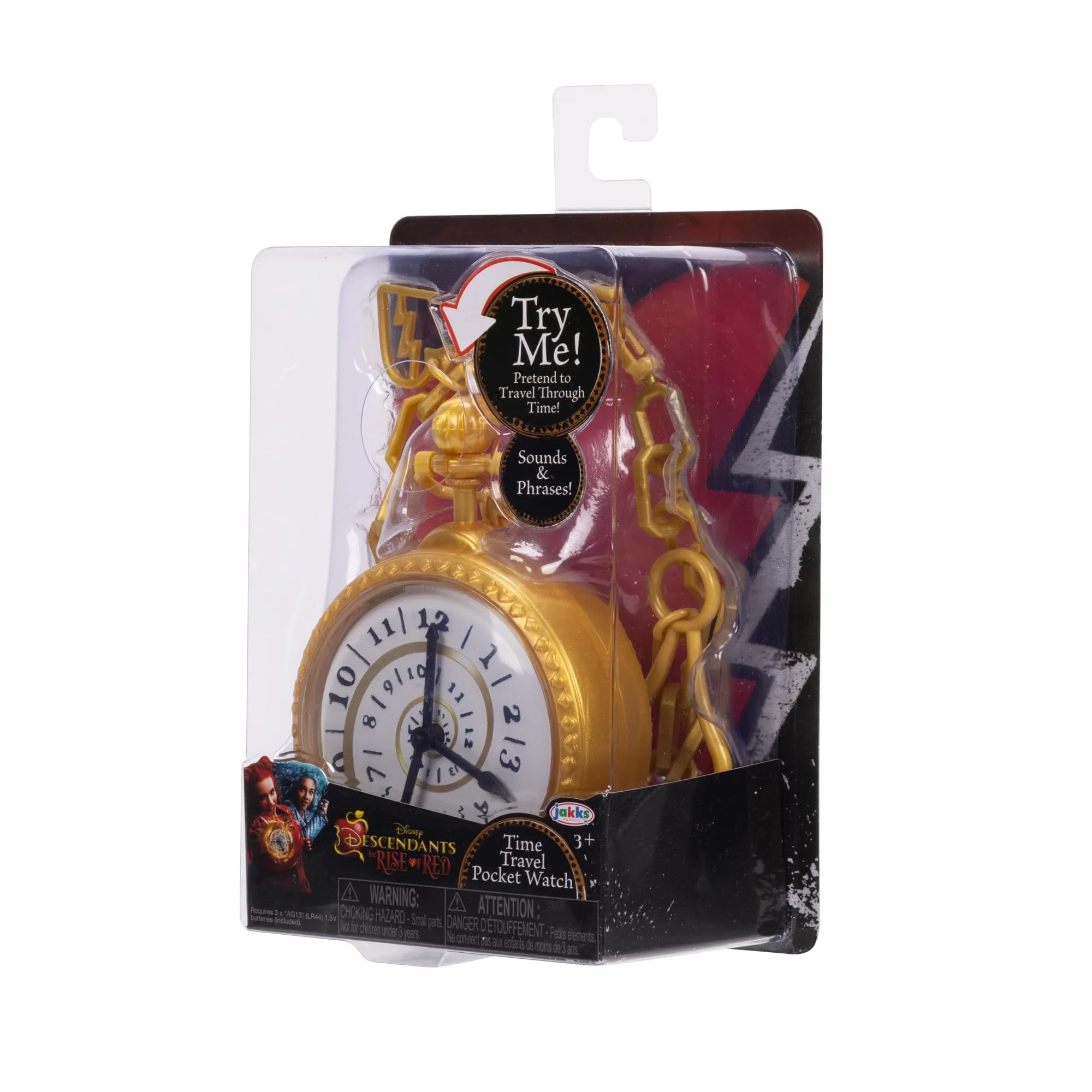 Disney Descendants – Orologio del Tempo di Red con Suoni, Frasi Interattive e Viaggio nel Tempo, Giocattolo Ufficiale con Batterie Incluse - immagine 9