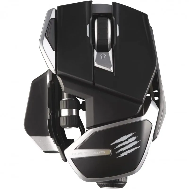 Mad Catz R.A.T. Mouse da gioco wireless DWS 16000 DPI Nero/Argento - immagine 1
