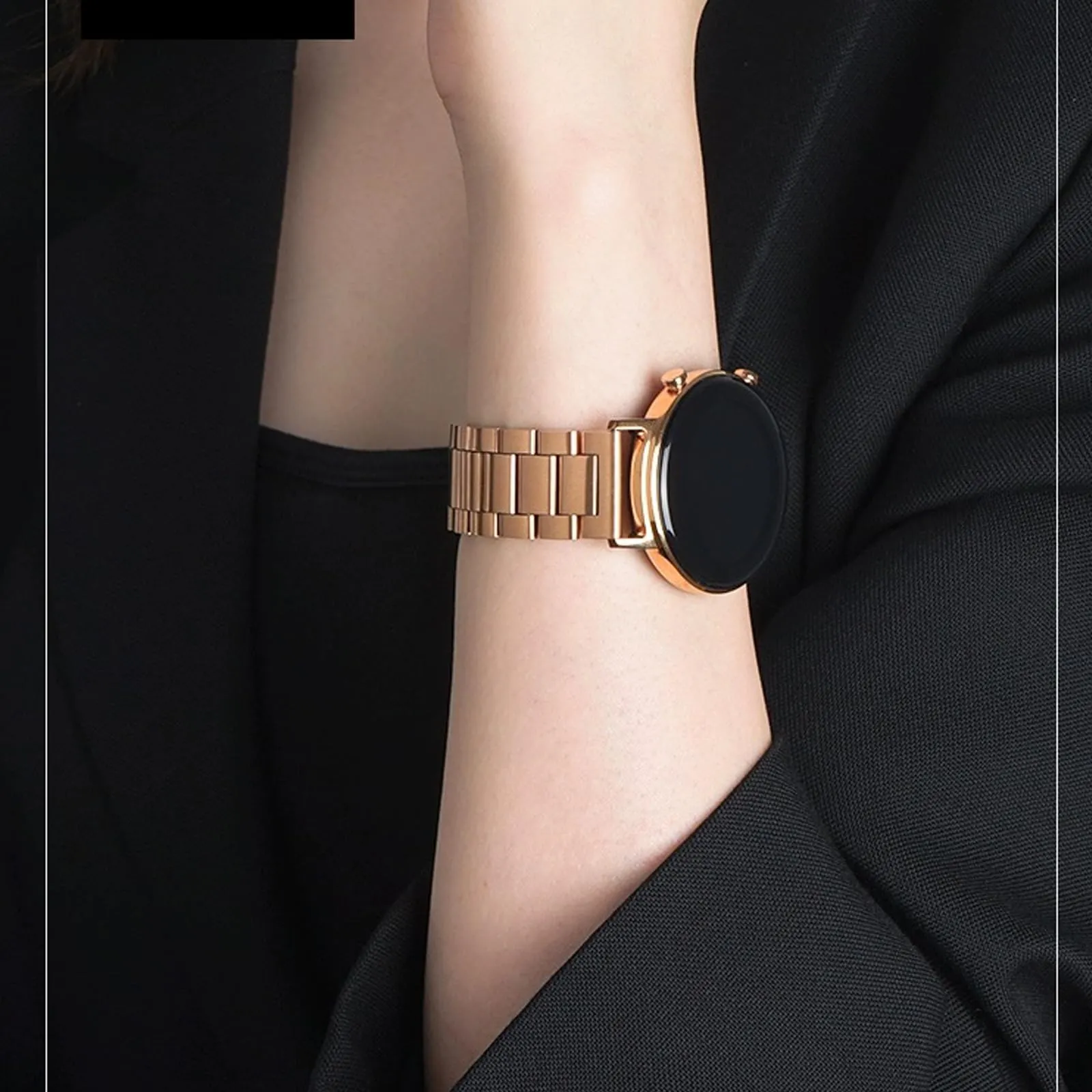 Nizonlaie Cinturini per Orologio Cinturino in Acciaio Inossidabile 14mm 16mm 18mm 20mm 22mm 24mm Cinturino Orologio in Metallo Bracciale Cinturini di Ricambio per Smartwatch per Uomo e Donna - immagine 3
