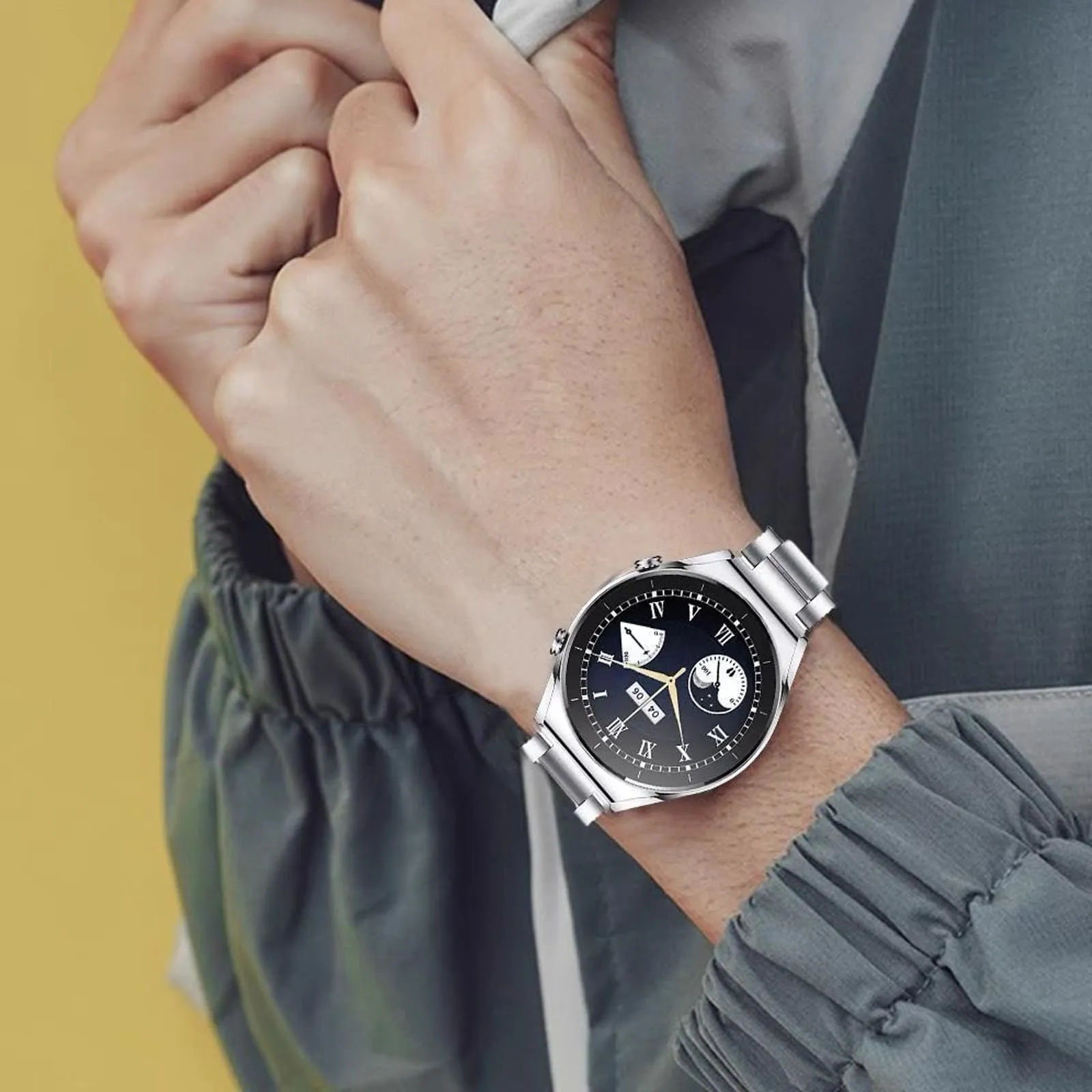 Nizonlaie Cinturini per Orologio Cinturino in Acciaio Inossidabile 14mm 16mm 18mm 20mm 22mm 24mm Cinturino Orologio in Metallo Bracciale Cinturini di Ricambio per Smartwatch per Uomo e Donna - immagine 2