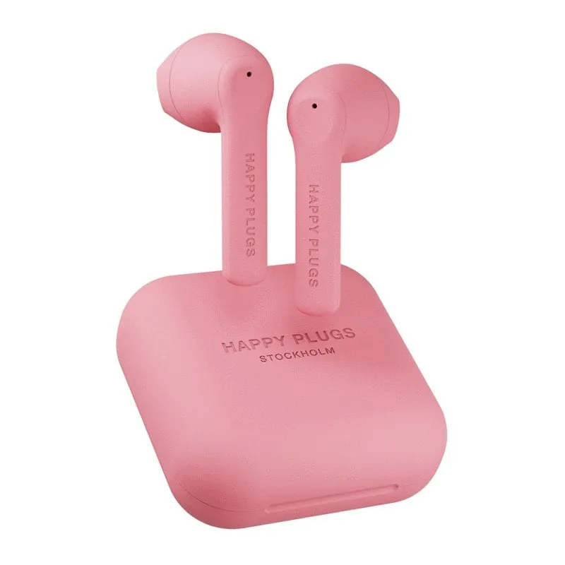 Auricolari Happy Plugs Air 1 Go True Wireless Bluetooth per Musica e Chiamate Rosa - immagine 1