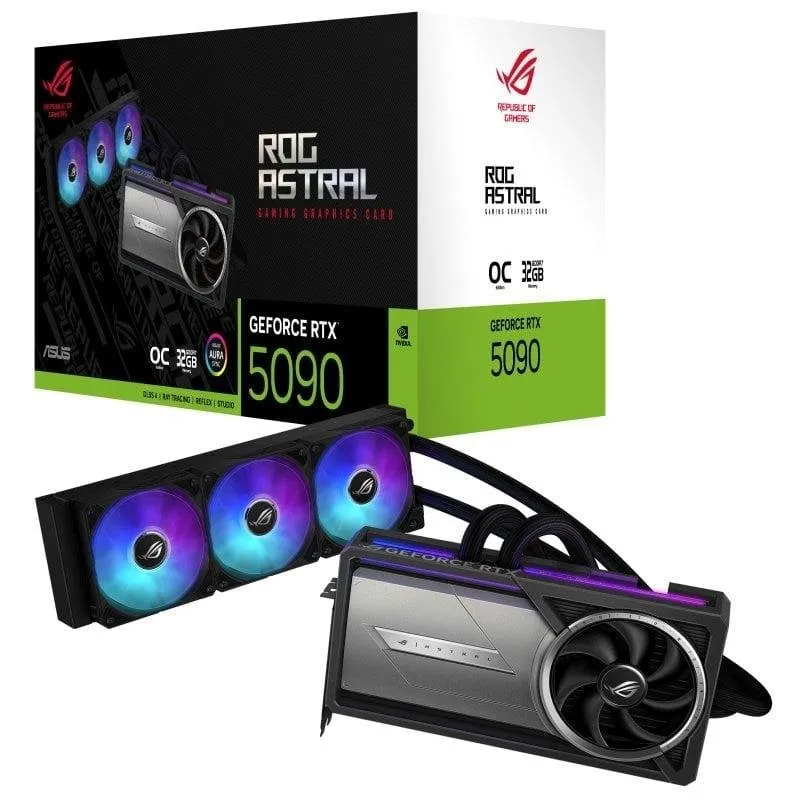 Scheda Grafica ASUS ROG Astral LC GeForce RTX 5090 OC 32GB GDDR7 Reflex 2 RTX AI DLSS4 - immagine 1