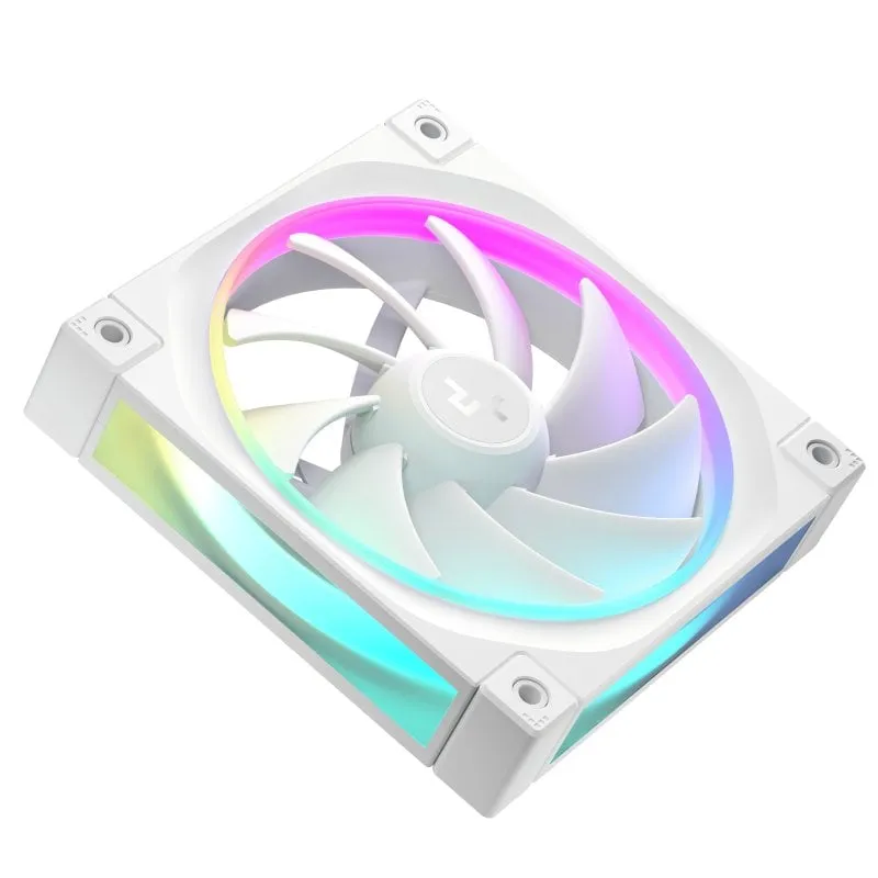Confezione da 3 cuscinetti FDB bianchi DeepCool Air Cooling FL12 WH-3 in 1 da 120 mm - immagine 1