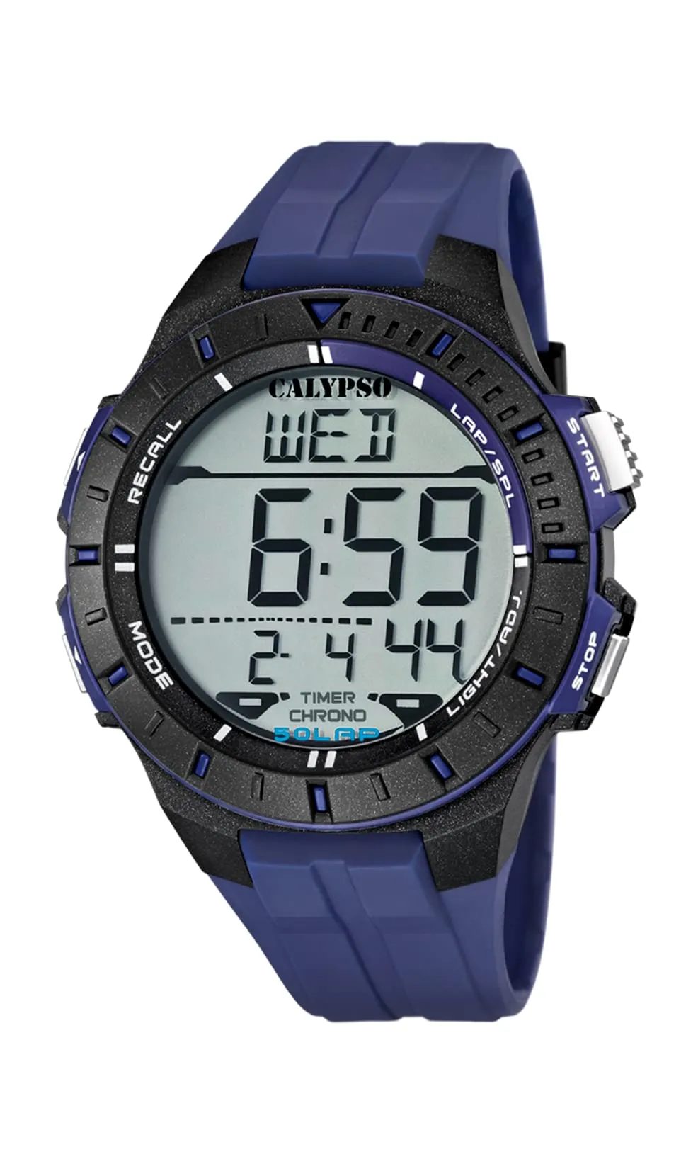 Calypso Orologio Digitale Uomo in Gomma Blu Orologio Sportivo Uomo - immagine 1