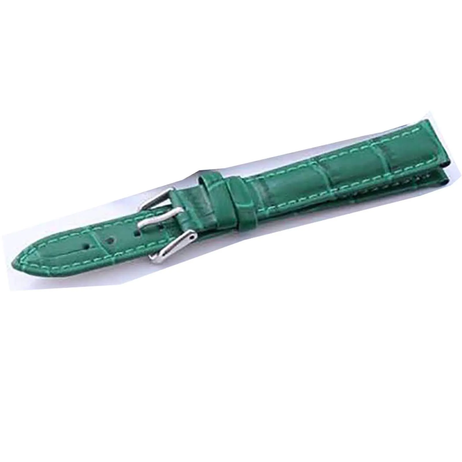 ELLENNE CINTURINO VERDE 20MM VERA PELLE OROLOGIO UOMO DONNA CON ANSE - immagine 1