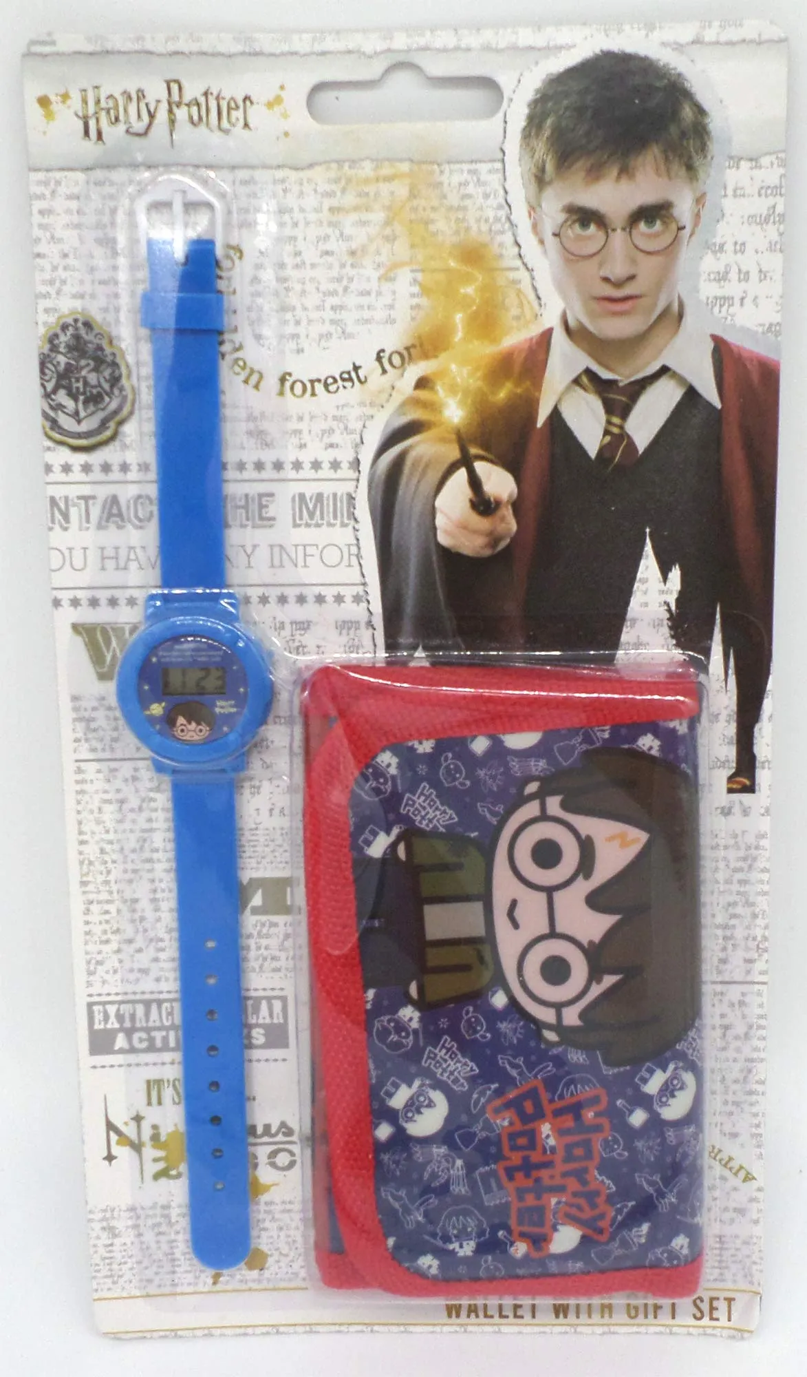 TDL Harry Potter Set Regalo Orologio + Portafoglio - Licenza Ufficiale -Watch & Wallet - immagine 1